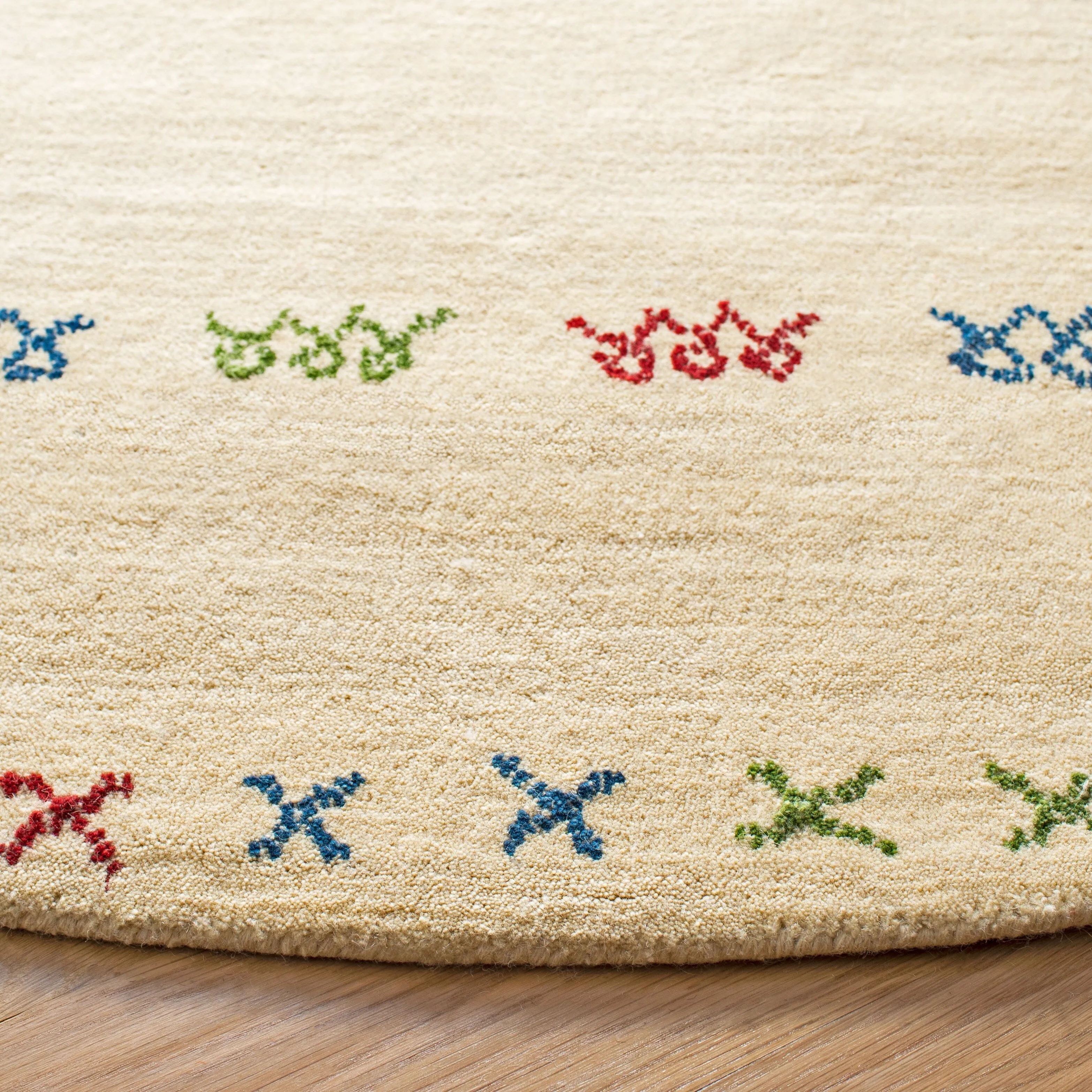 SAFAVIEH Handmade Himalaya Hideko & Contemporary Geometric Cream Wool
