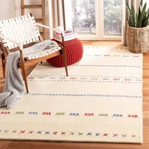 SAFAVIEH Handmade Himalaya Hideko & Contemporary Geometric Cream Wool