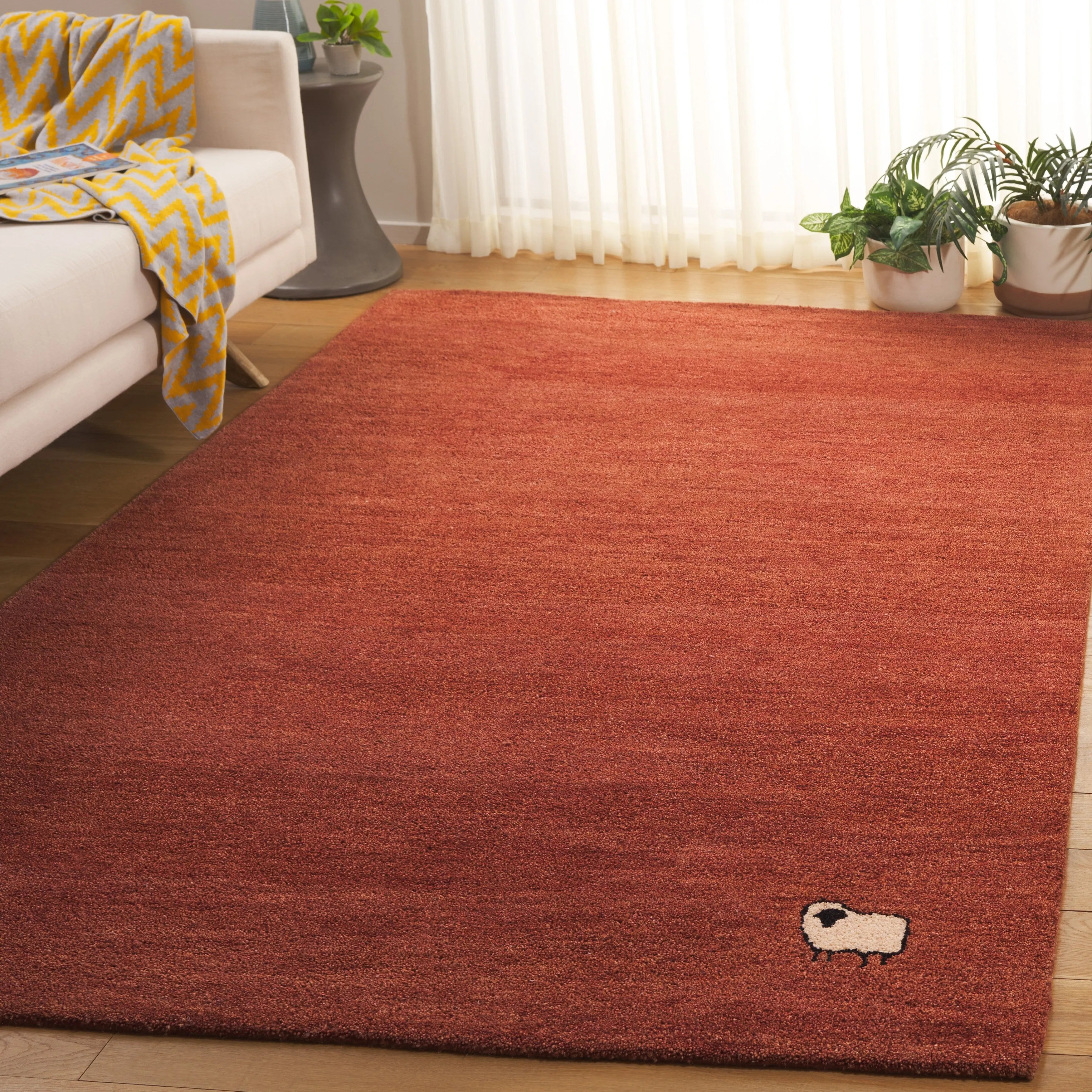 SAFAVIEH Handmade Himalaya Tulip Medallion Modern & Contemporary Wool Rug
