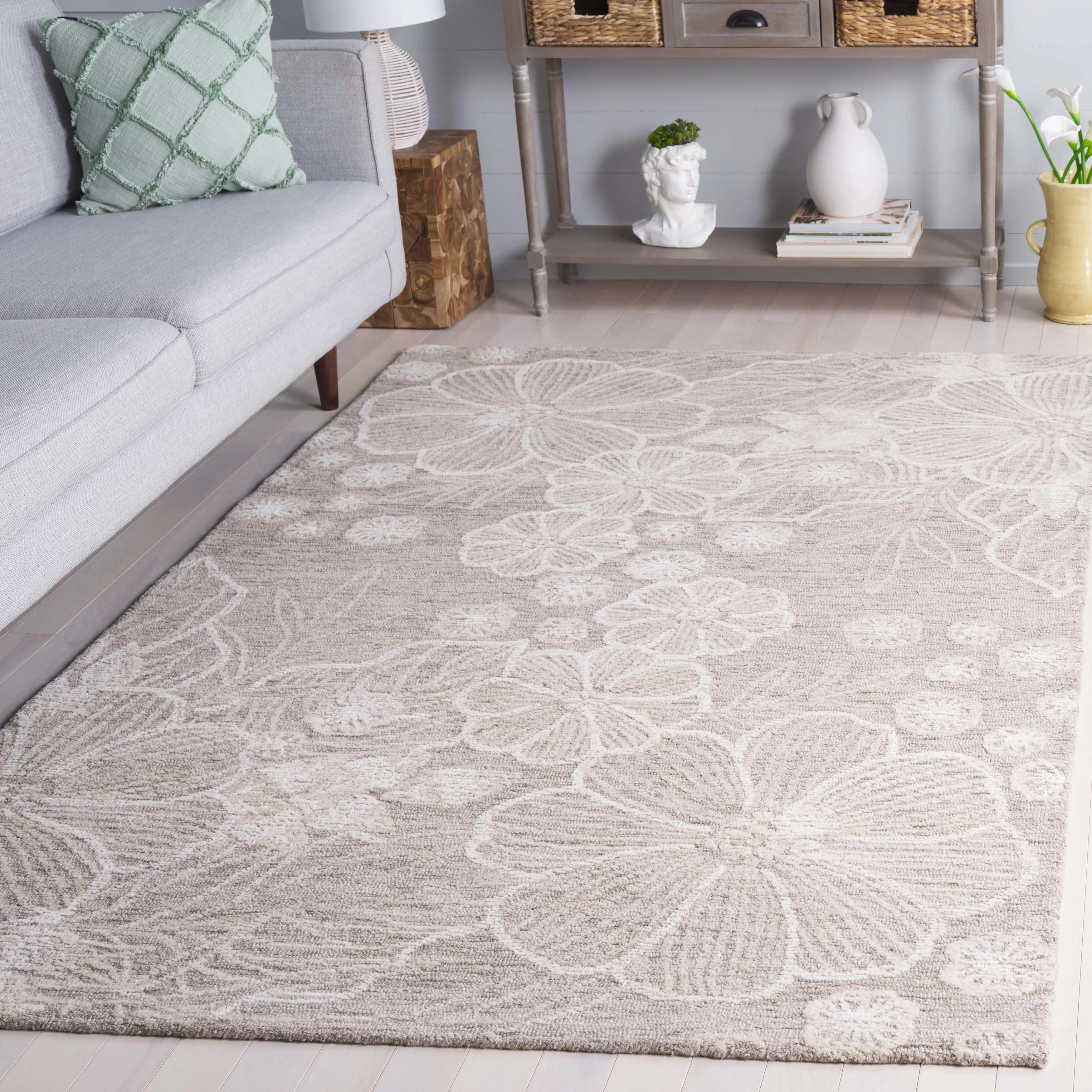 SAFAVIEH Handmade Jardin Altje Country Wool Rug