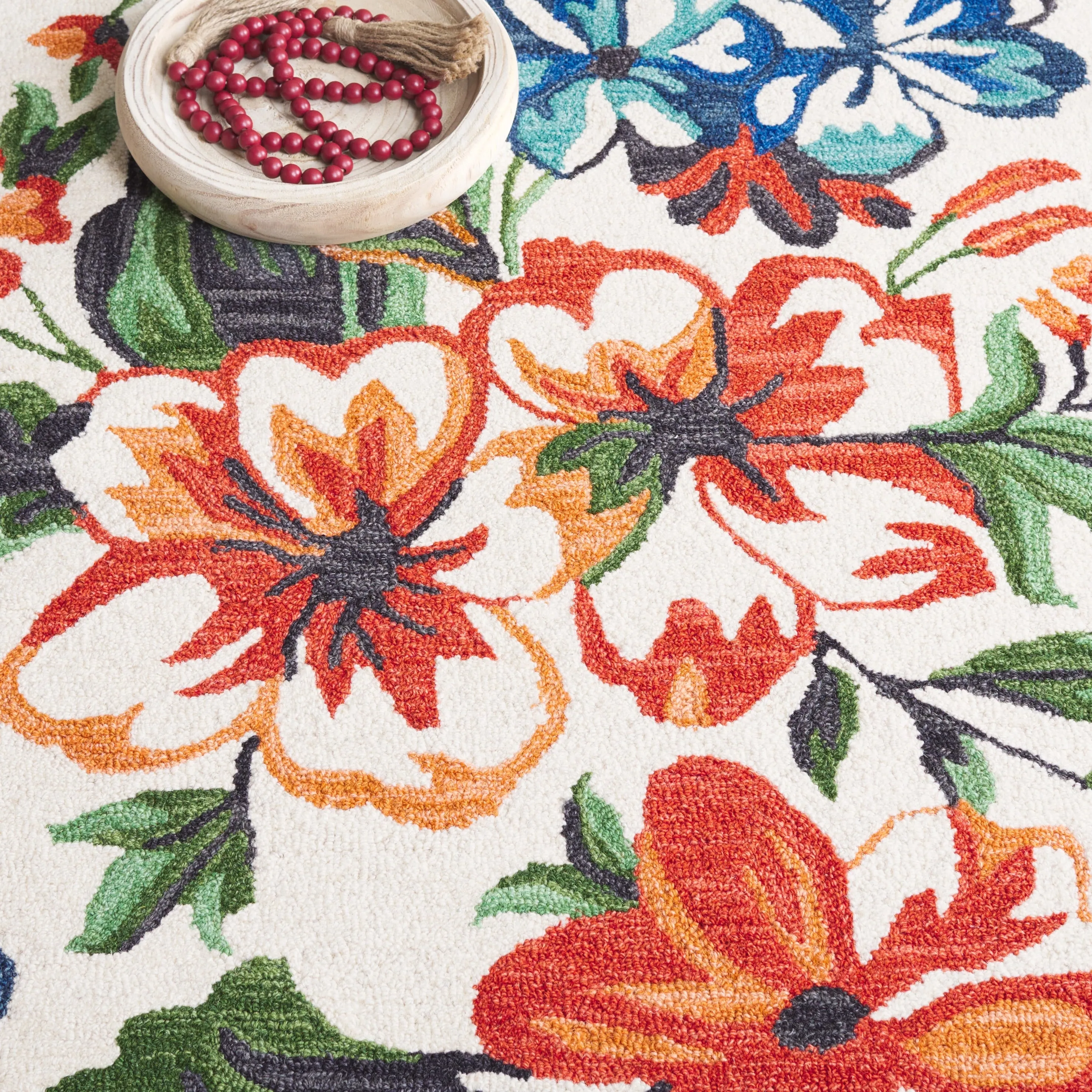 SAFAVIEH Handmade Jardin Engeline Country Wool Rug