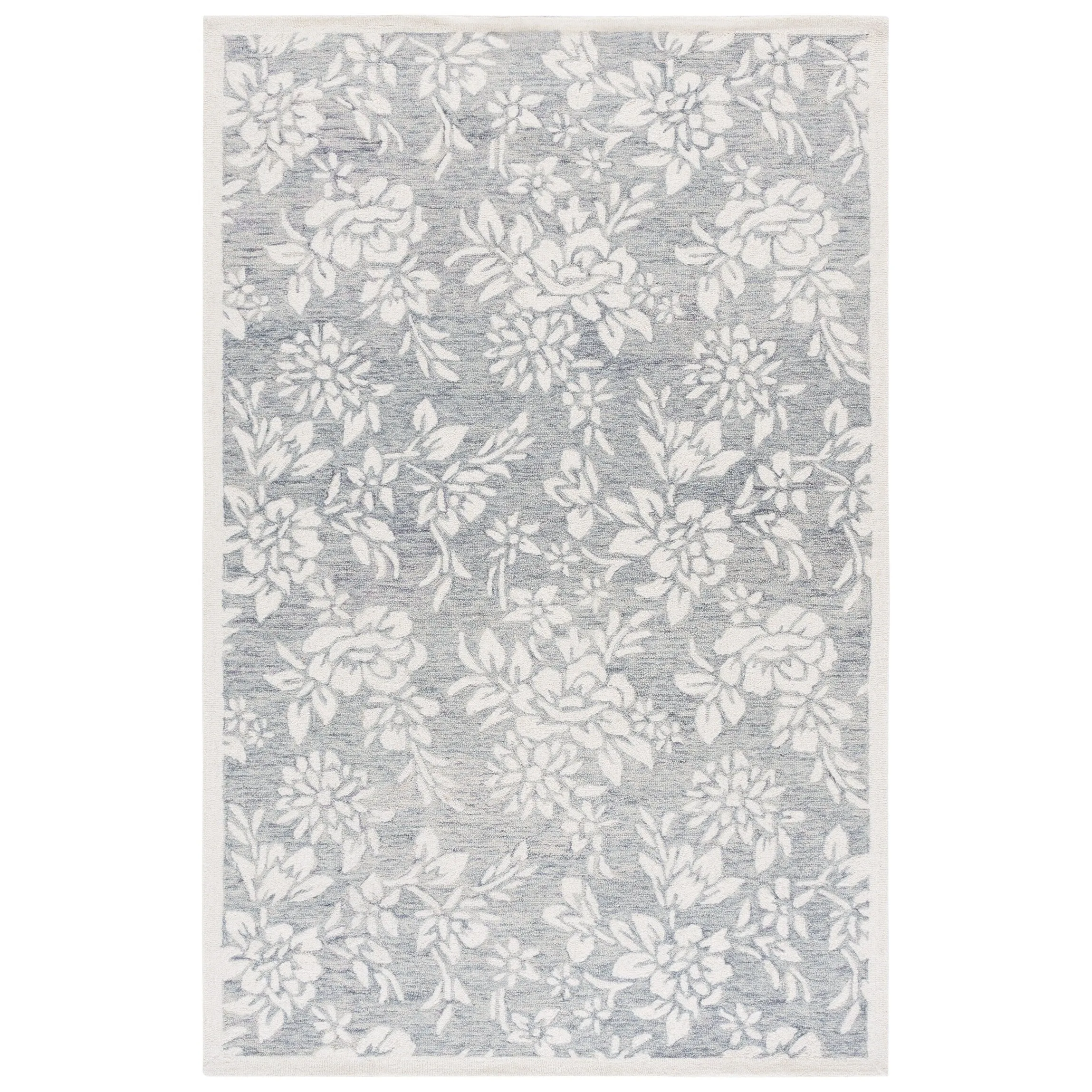 SAFAVIEH Handmade Jardin Evencia Country Floral Wool Rug