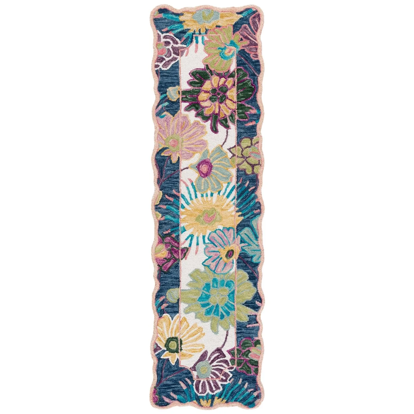 SAFAVIEH Handmade Jardin Fadya Floral Wool Rug