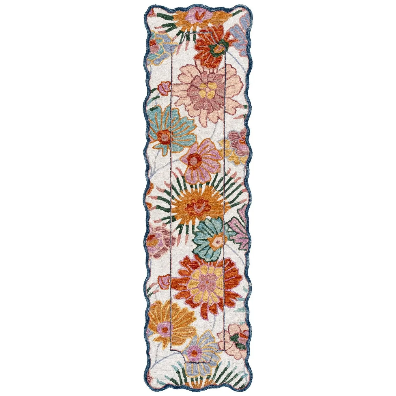SAFAVIEH Handmade Jardin Fadya Floral Wool Rug