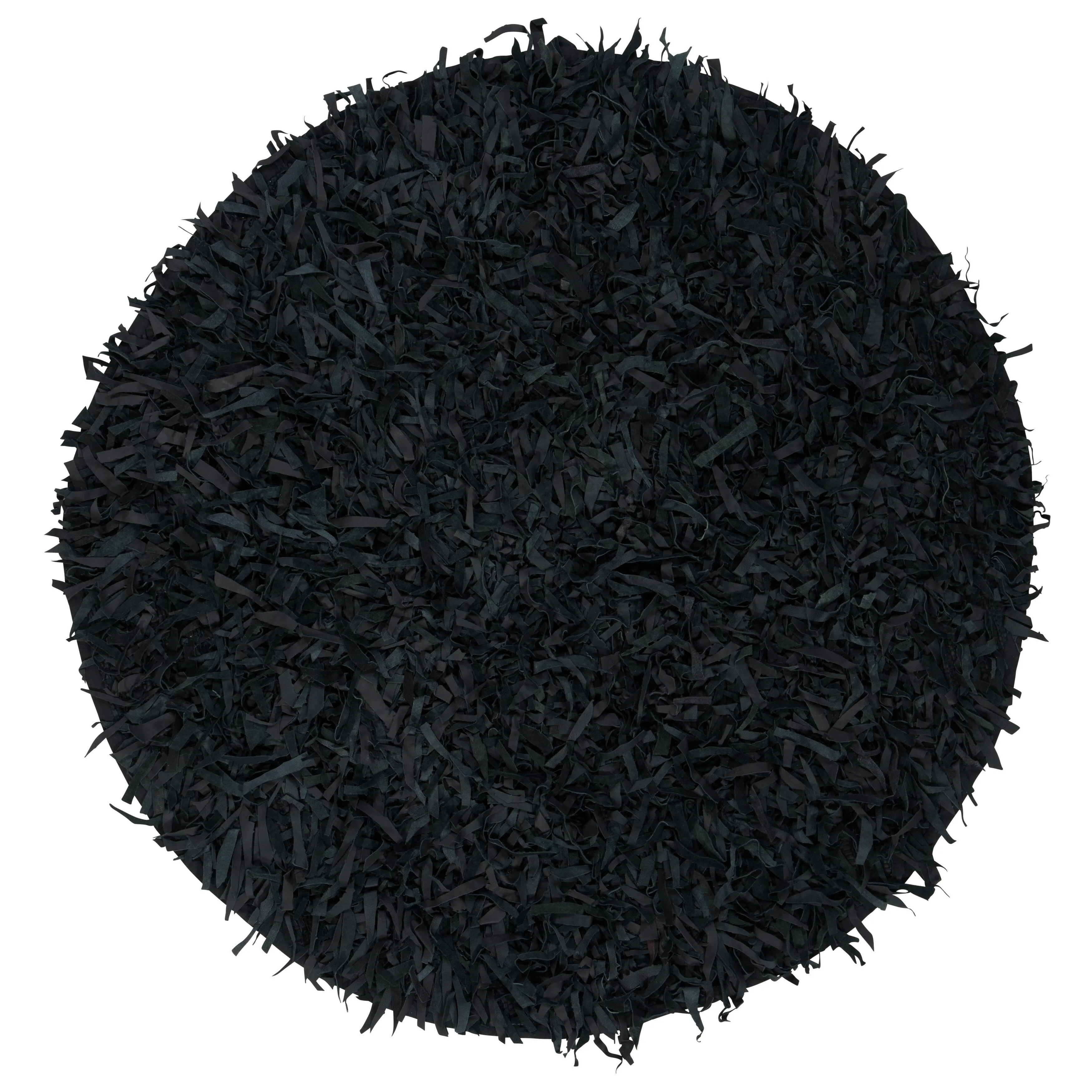 SAFAVIEH Handmade Leather Shag Blayne Modern Leather Rug