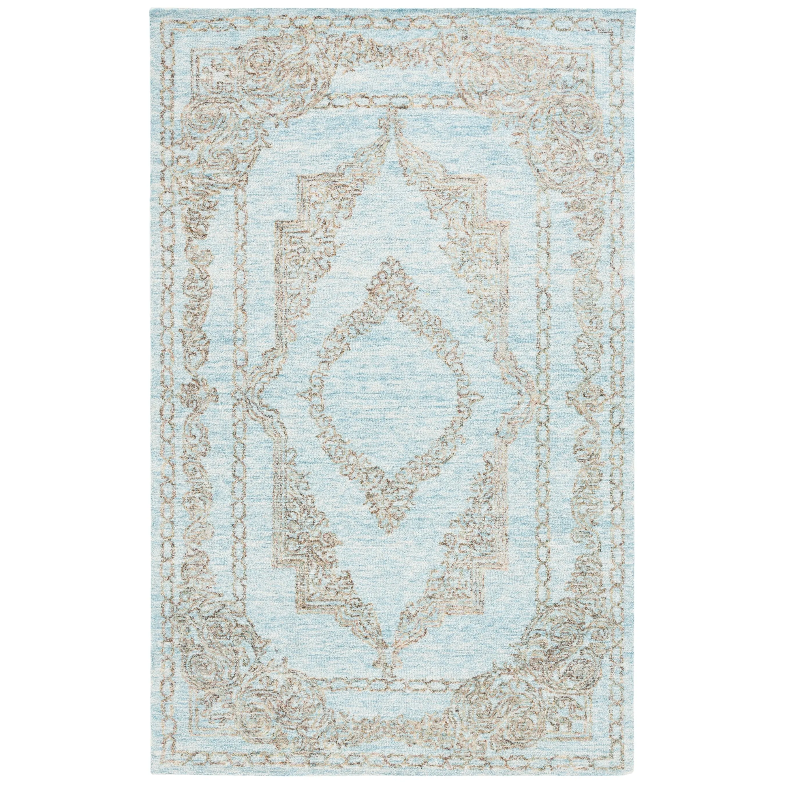 SAFAVIEH Handmade Metro Helmtraud French Country Wool Rug
