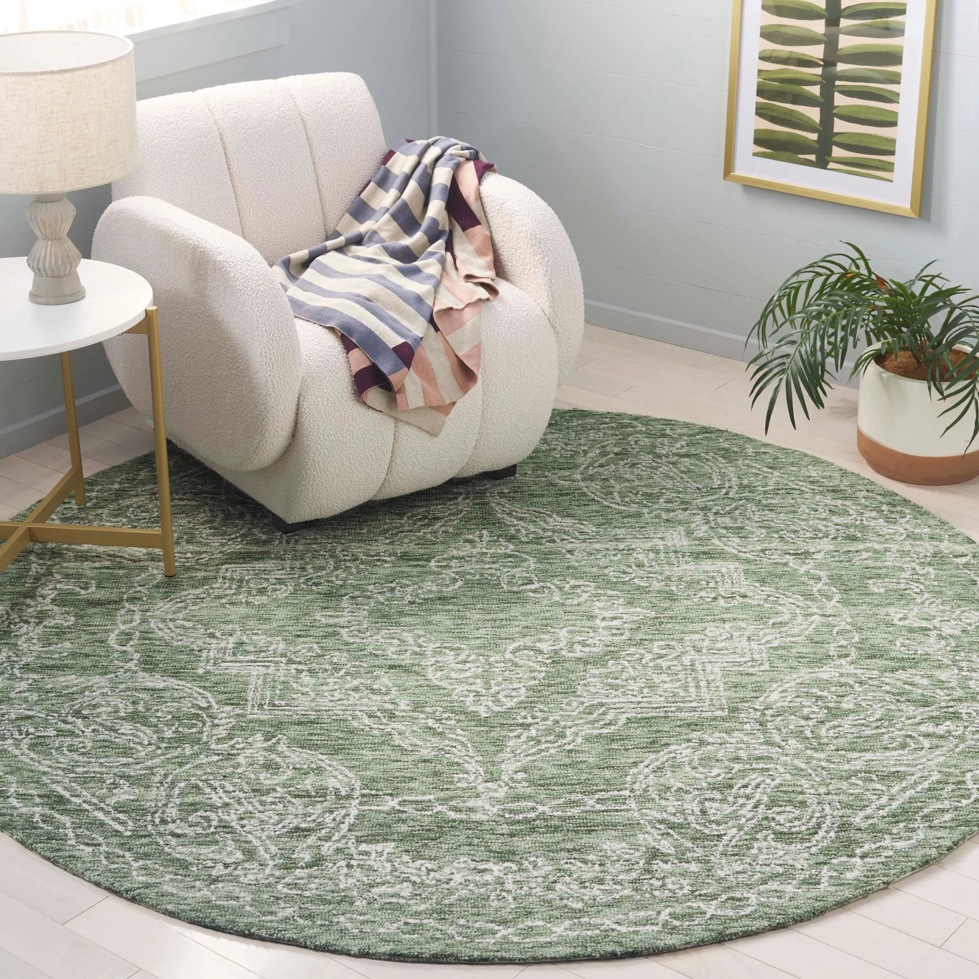 SAFAVIEH Handmade Metro Helmtraud French Country Wool Rug