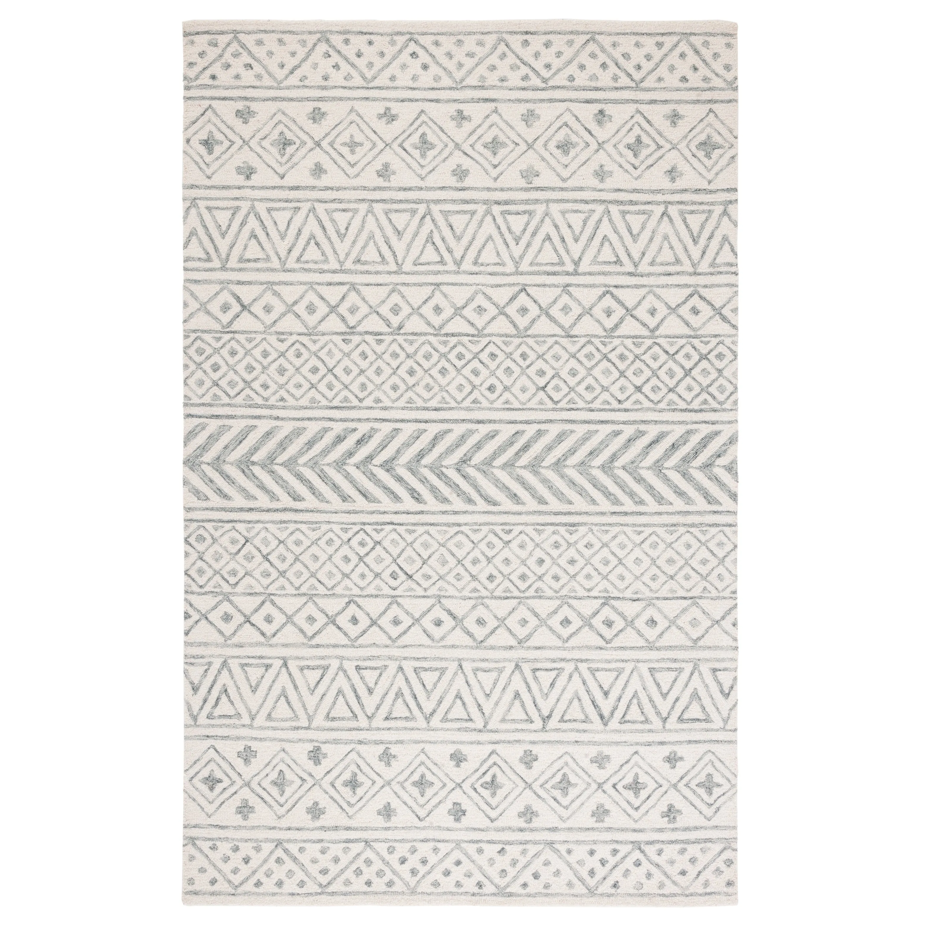 SAFAVIEH Handmade Metro Heloise Moroccan Boho Wool Rug