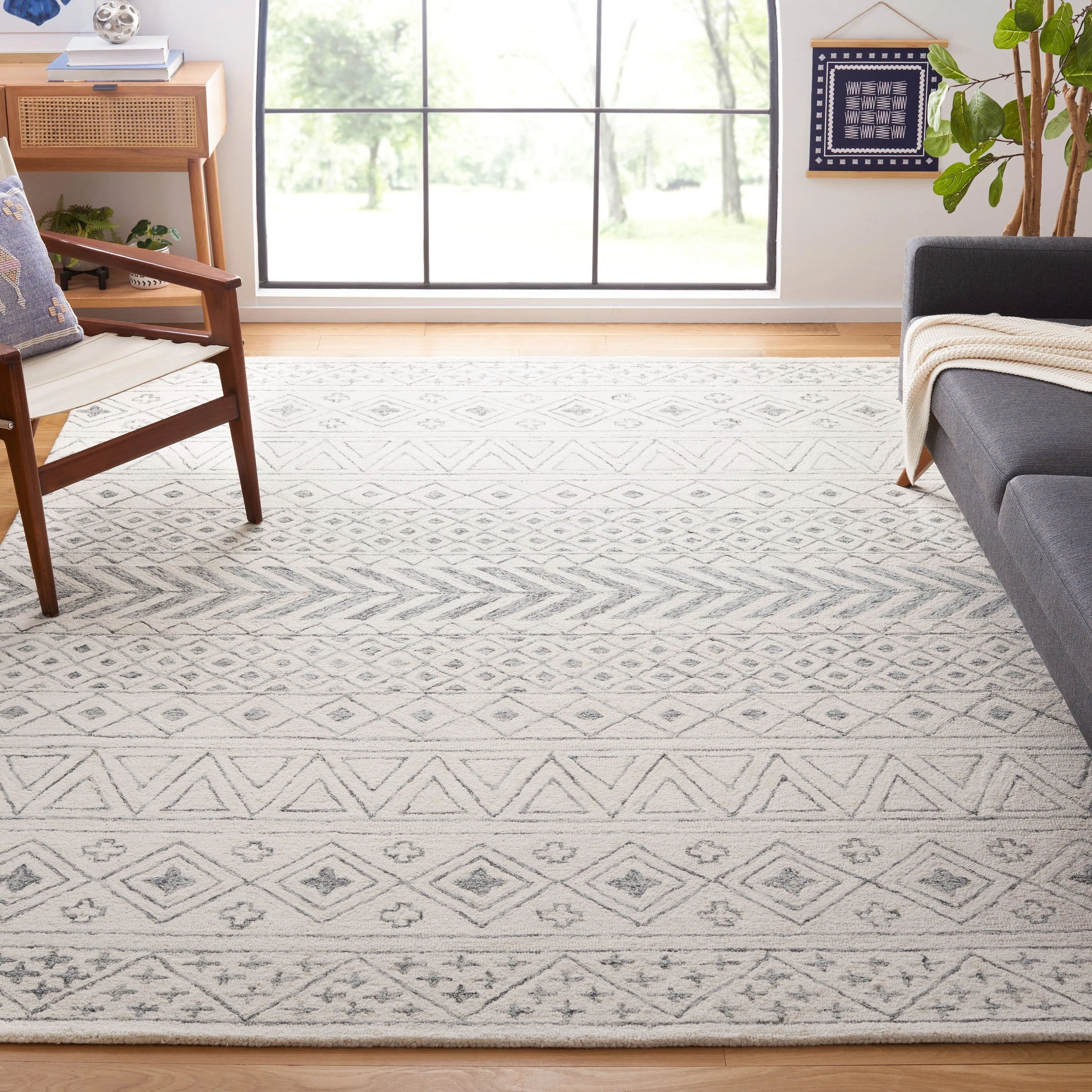 SAFAVIEH Handmade Metro Heloise Moroccan Boho Wool Rug