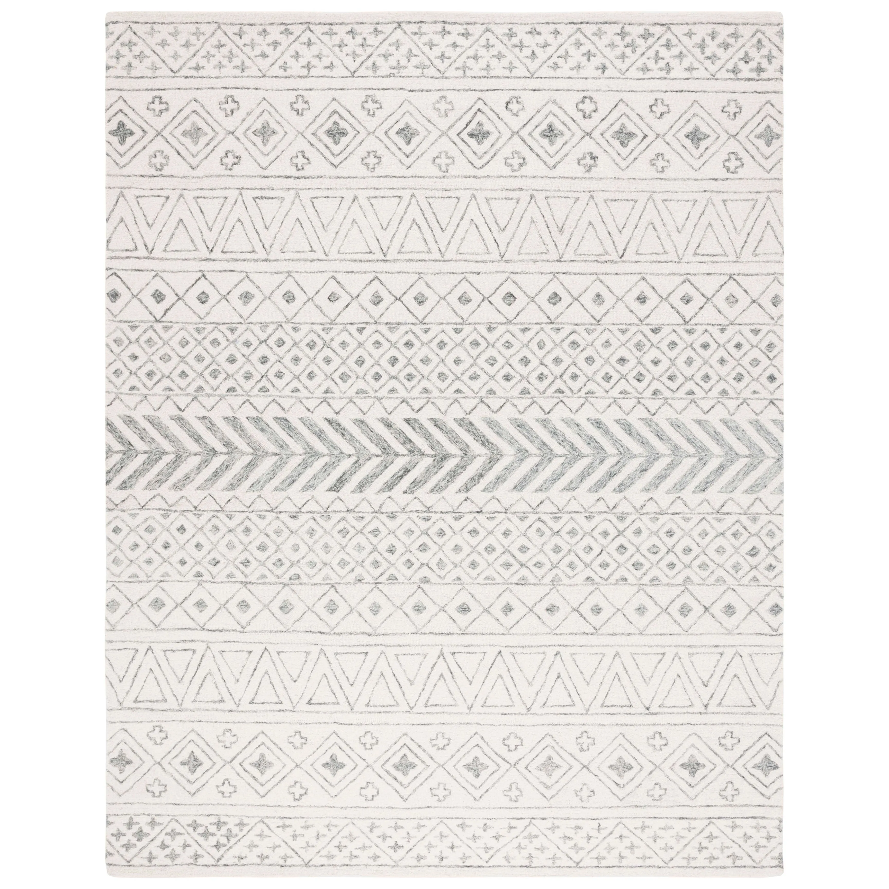 SAFAVIEH Handmade Metro Heloise Moroccan Boho Wool Rug
