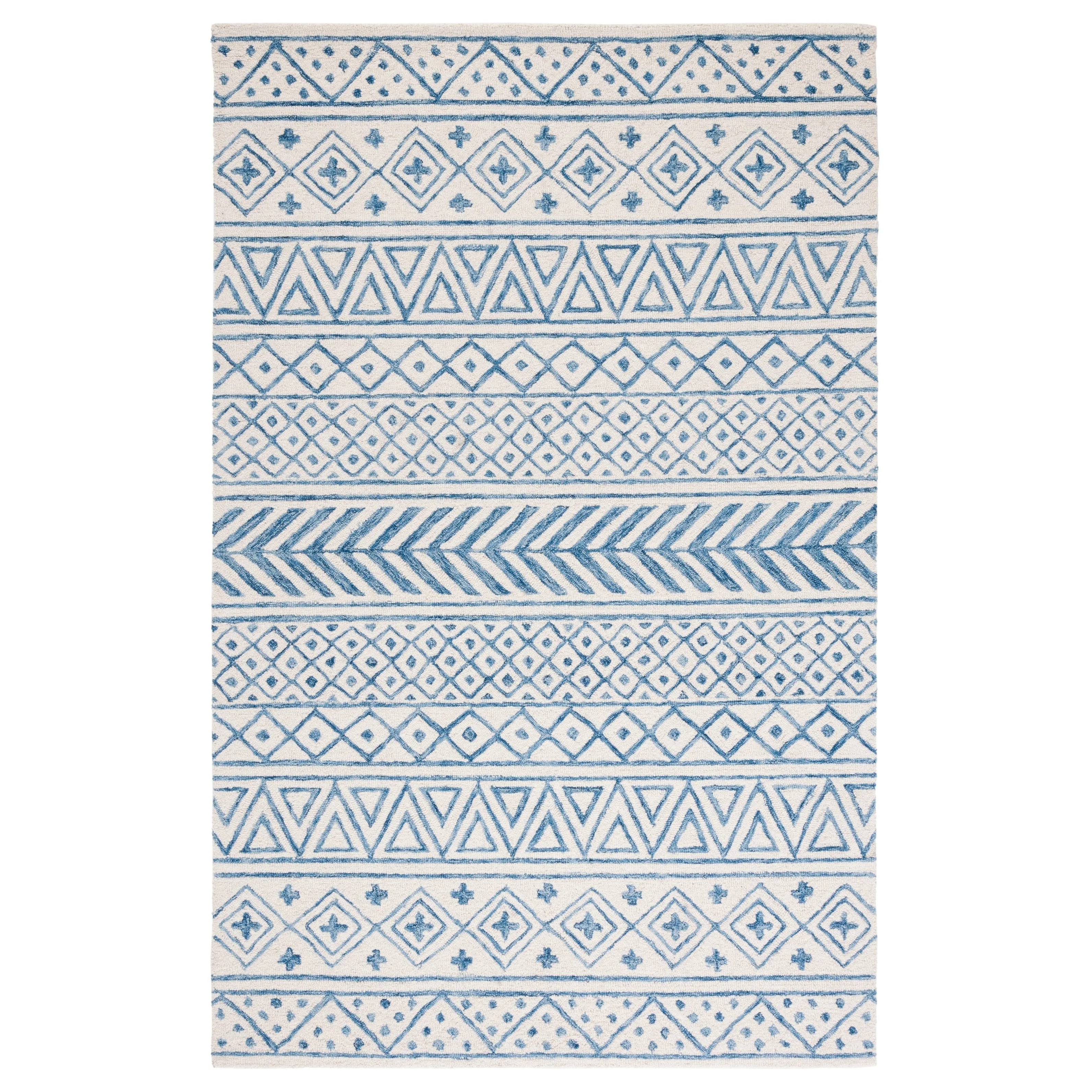 SAFAVIEH Handmade Metro Heloise Moroccan Boho Wool Rug