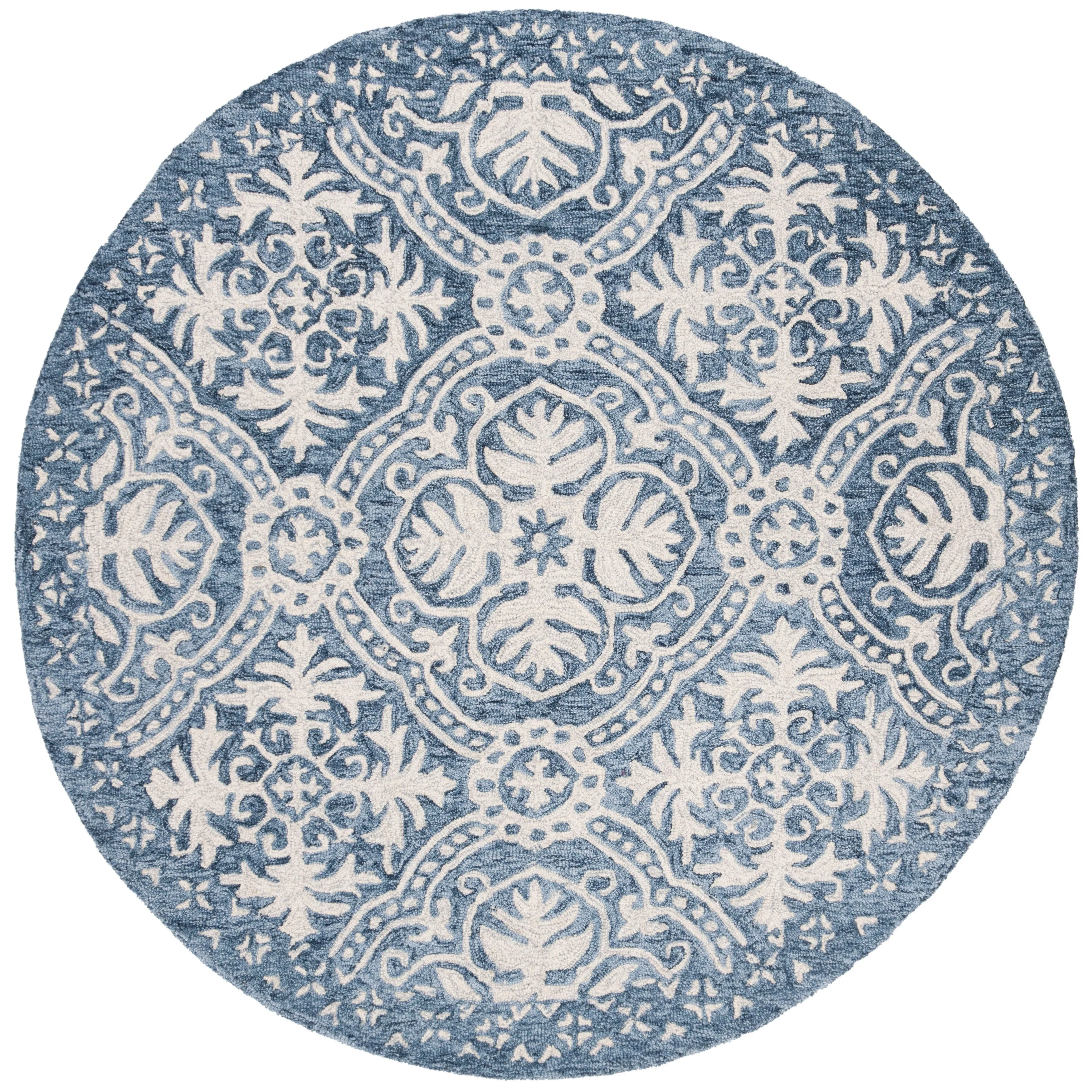 SAFAVIEH Handmade Micro-Loop Anamarija Wool Rug