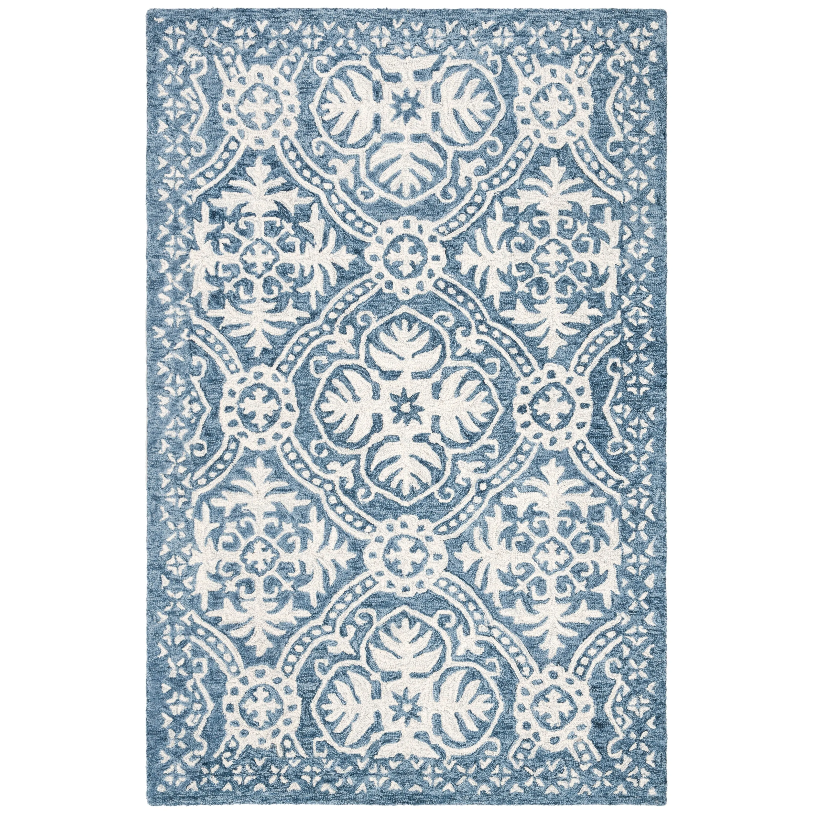 SAFAVIEH Handmade Micro-Loop Anamarija Wool Rug