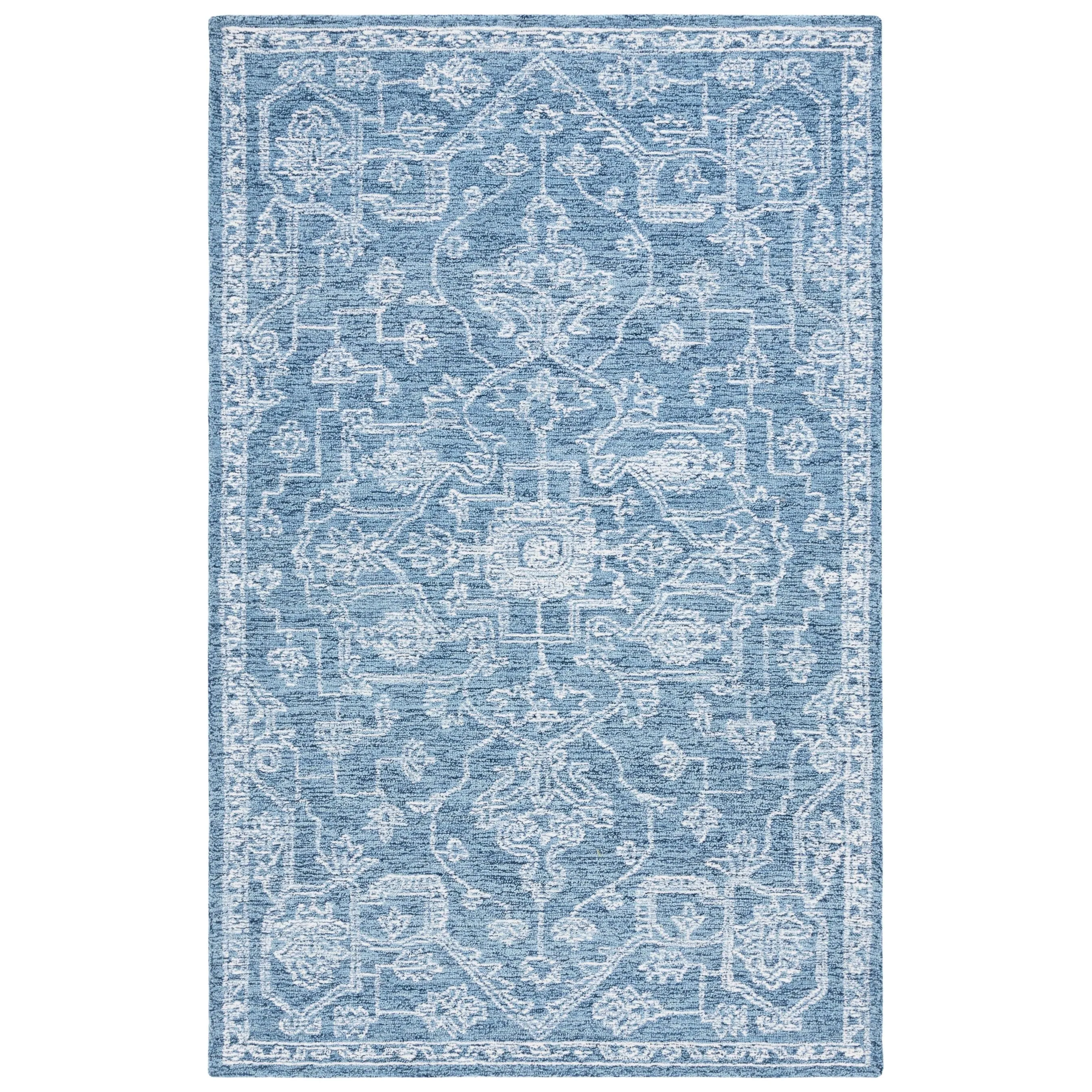 SAFAVIEH Handmade Micro-Loop Brith Wool Rug