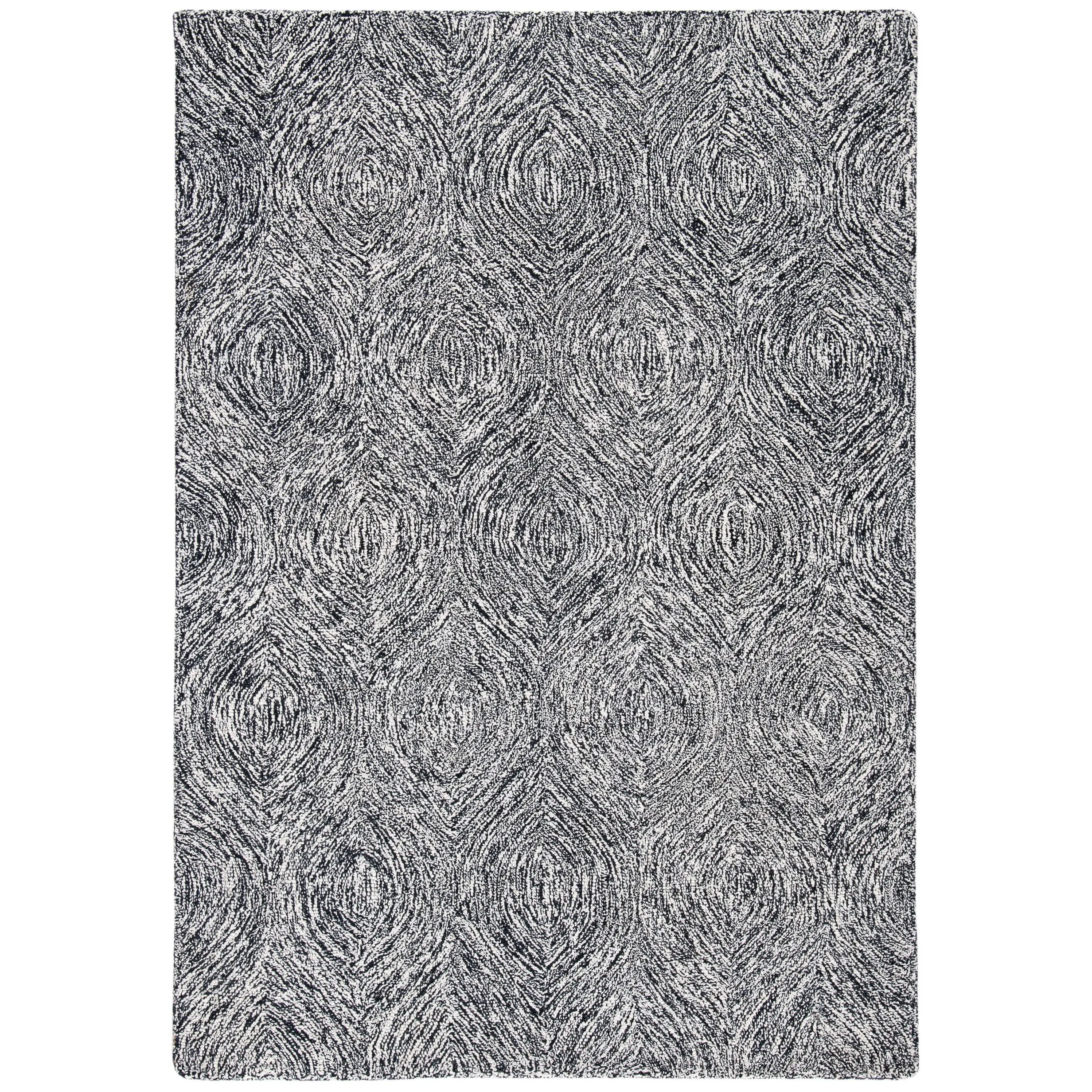 SAFAVIEH Handmade Micro-Loop Bunny Wool Rug