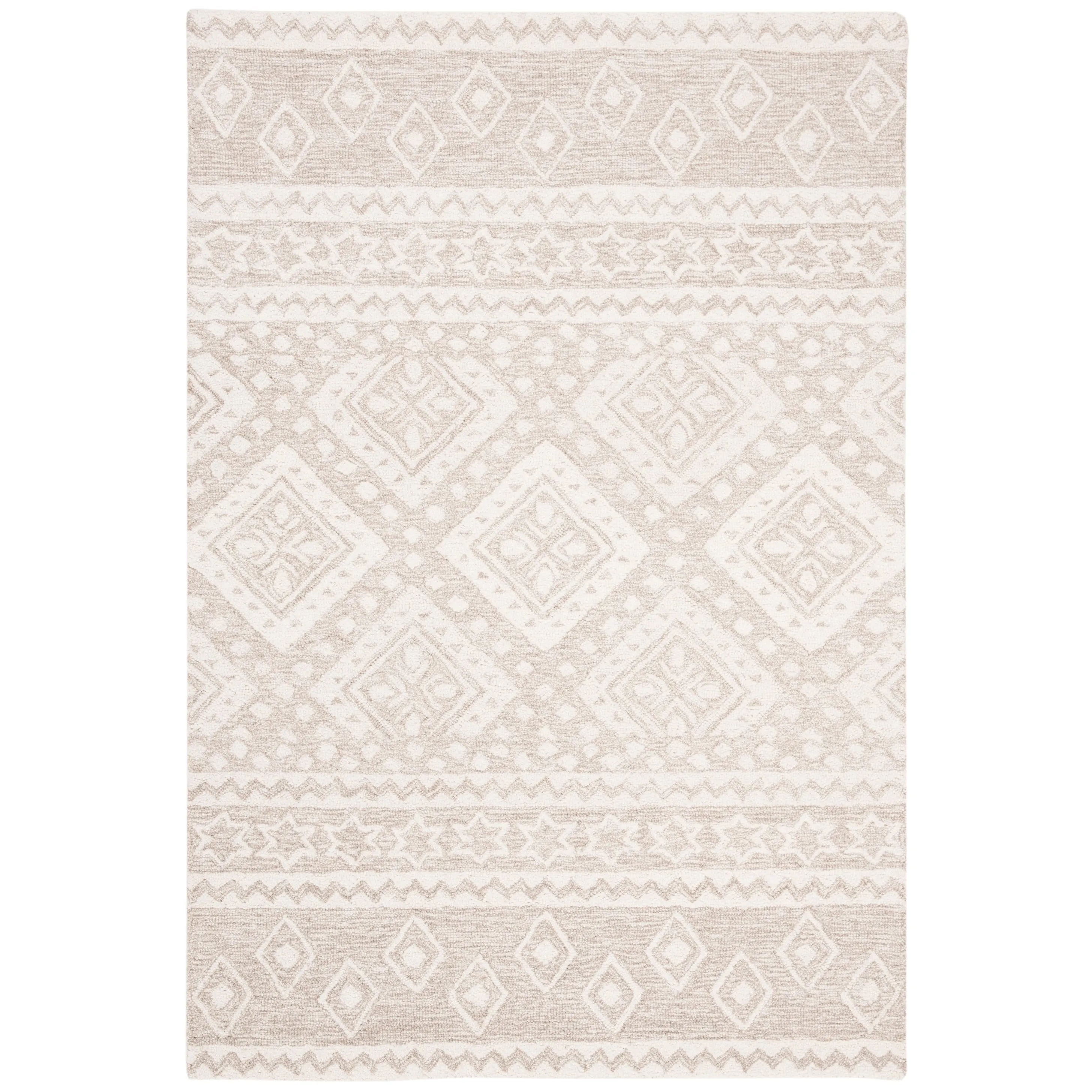 SAFAVIEH Handmade Micro-Loop Kobie Wool Rug