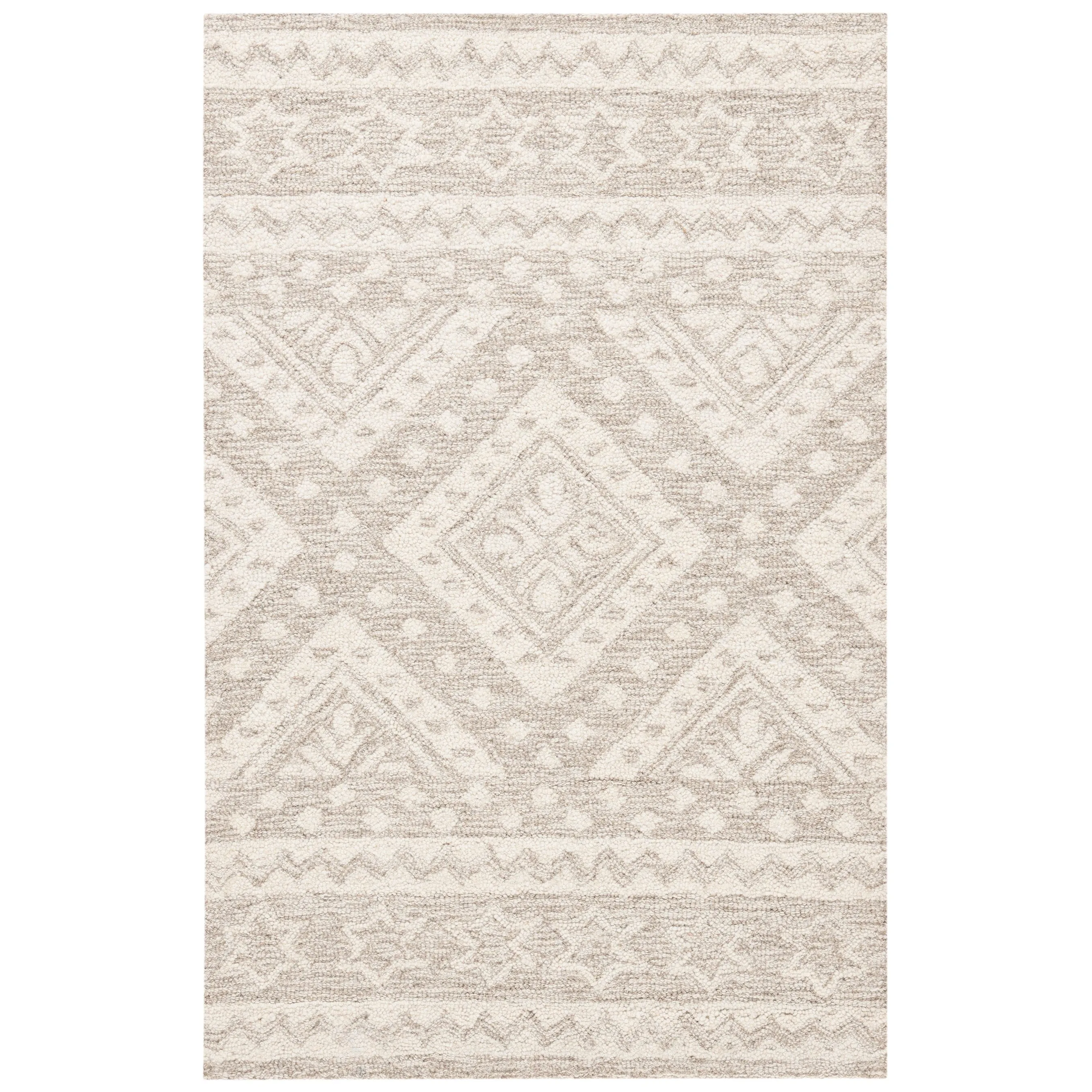 SAFAVIEH Handmade Micro-Loop Kobie Wool Rug