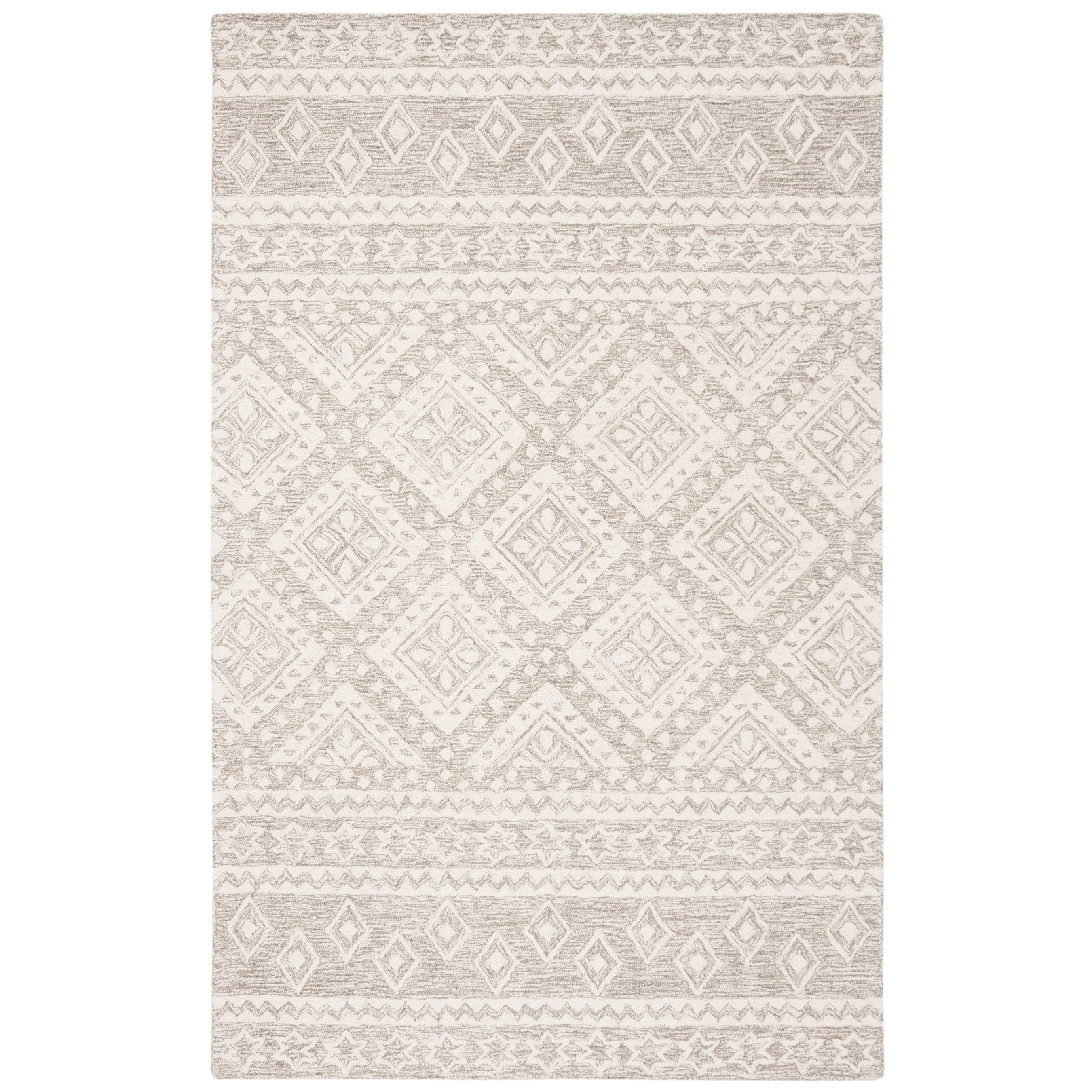 SAFAVIEH Handmade Micro-Loop Kobie Wool Rug