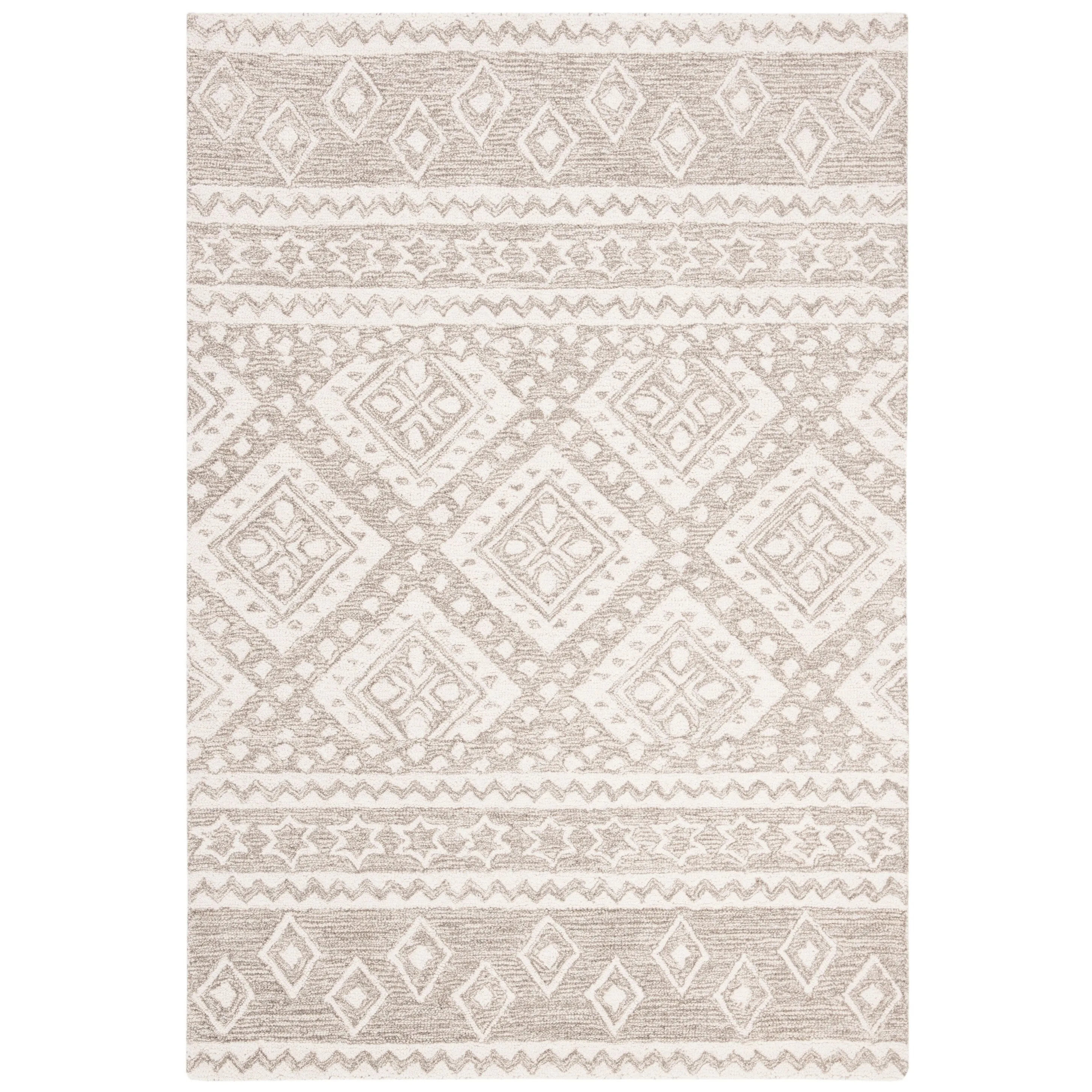 SAFAVIEH Handmade Micro-Loop Kobie Wool Rug