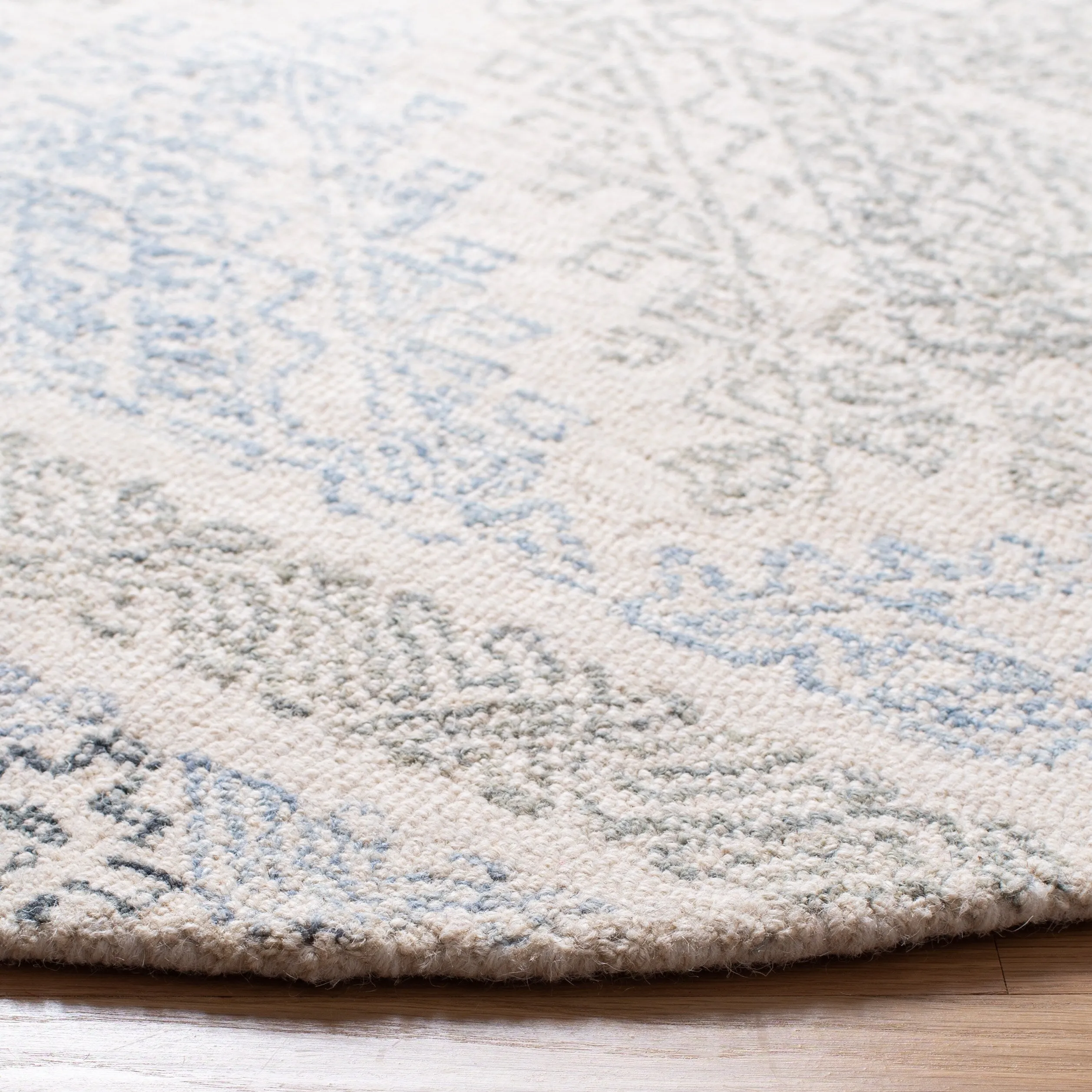 SAFAVIEH Handmade Micro-Loop Lizzi Moroccan Wool Rug
