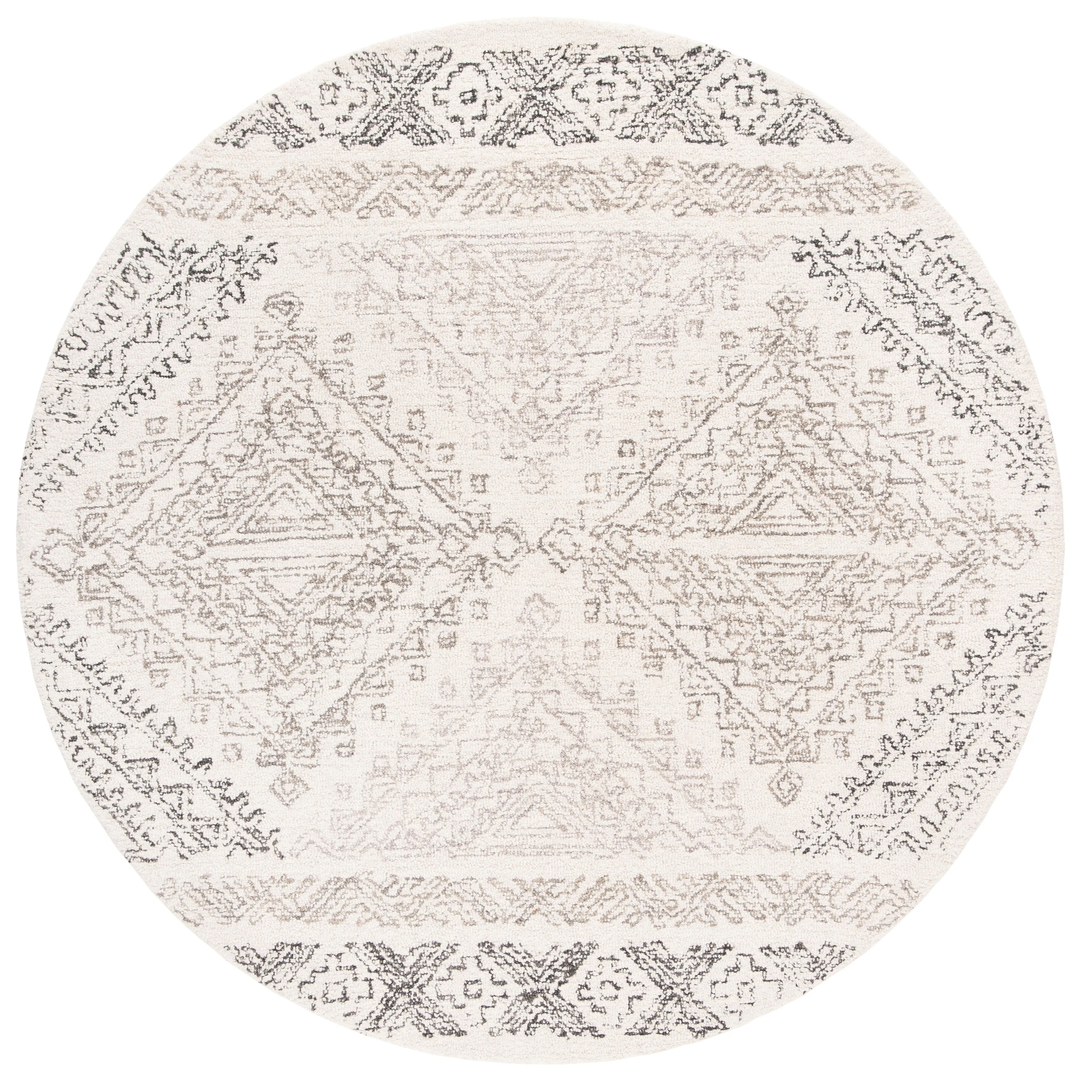 SAFAVIEH Handmade Micro-Loop Lizzi Moroccan Wool Rug
