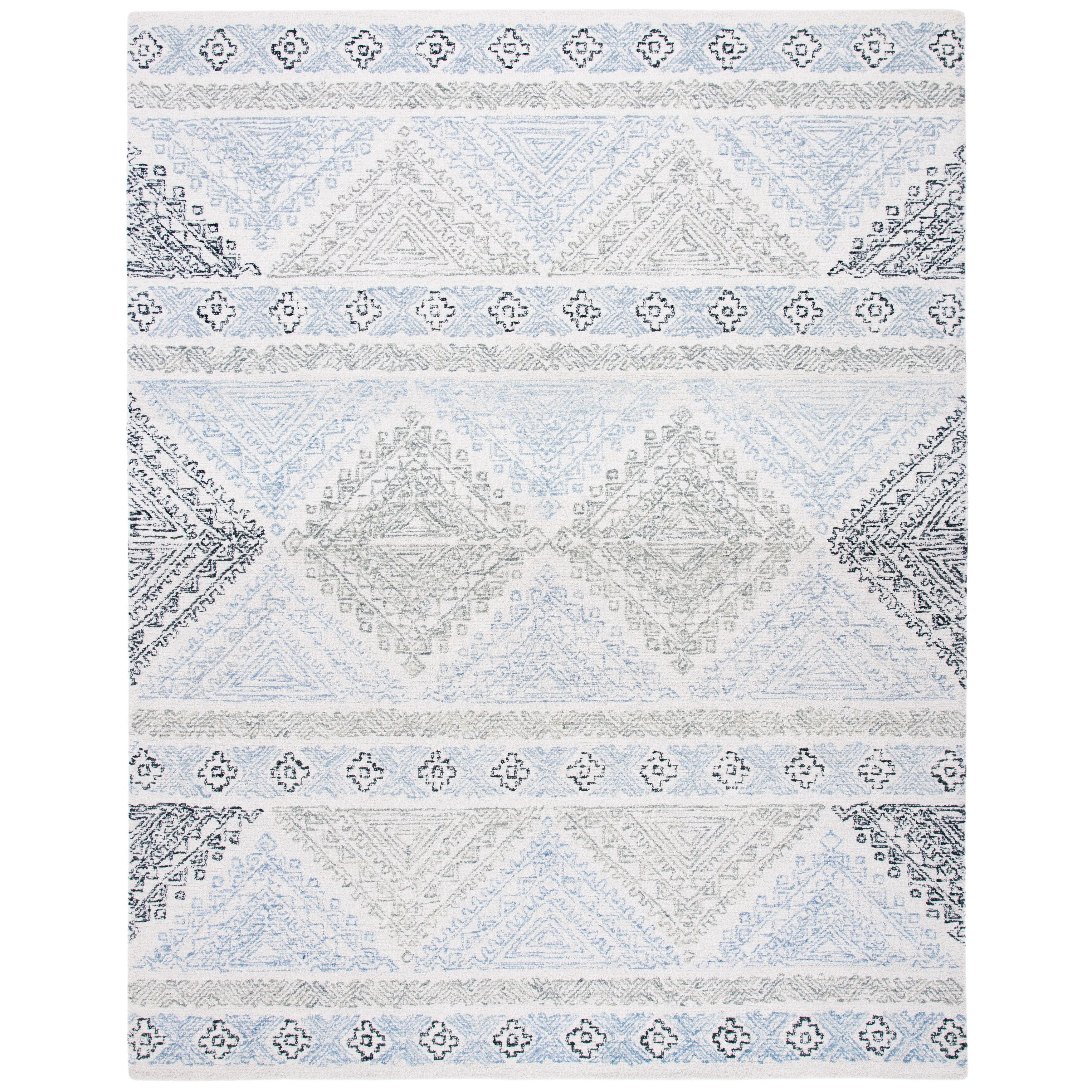 SAFAVIEH Handmade Micro-Loop Lizzi Moroccan Wool Rug