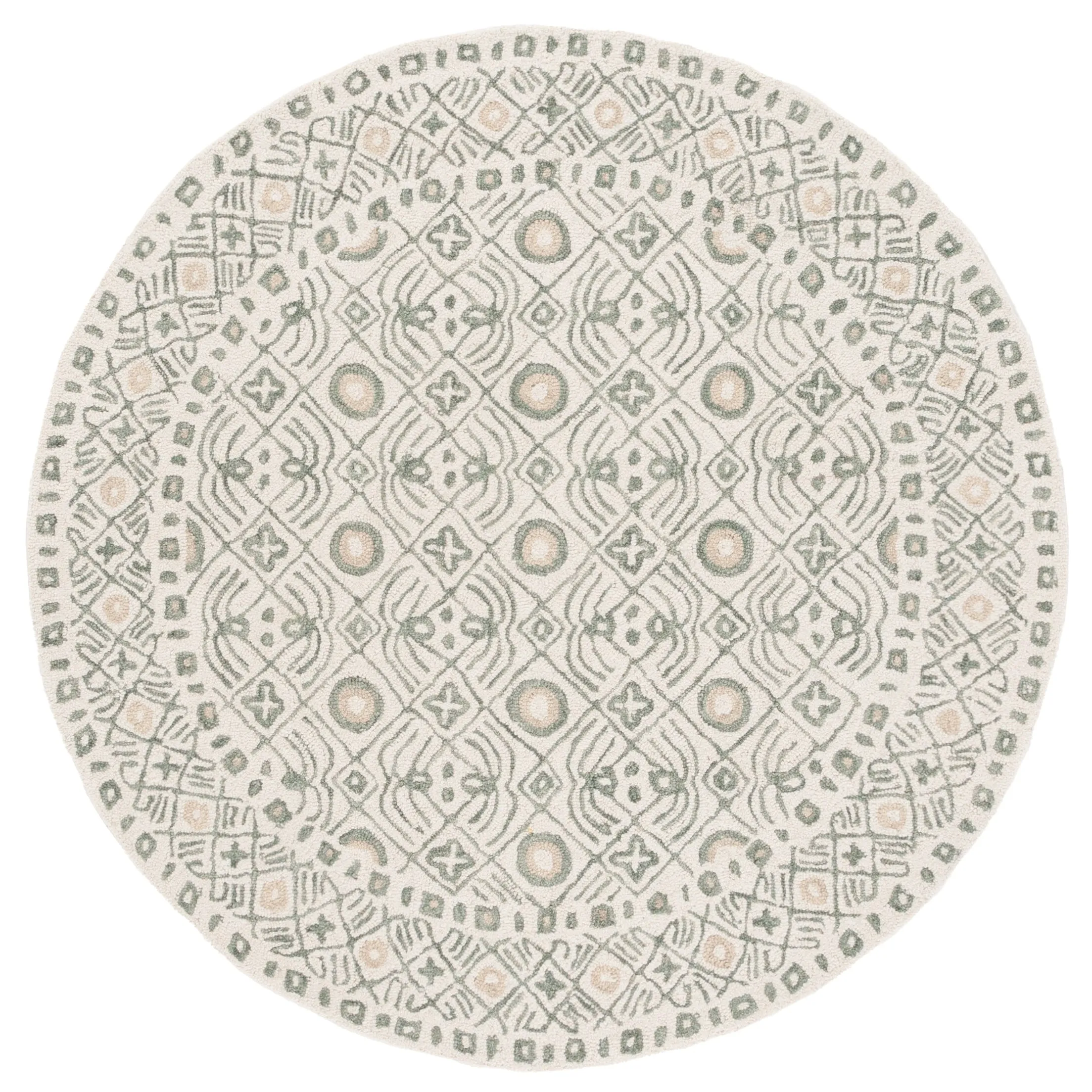 SAFAVIEH Handmade Micro-Loop Reglind Wool Rug