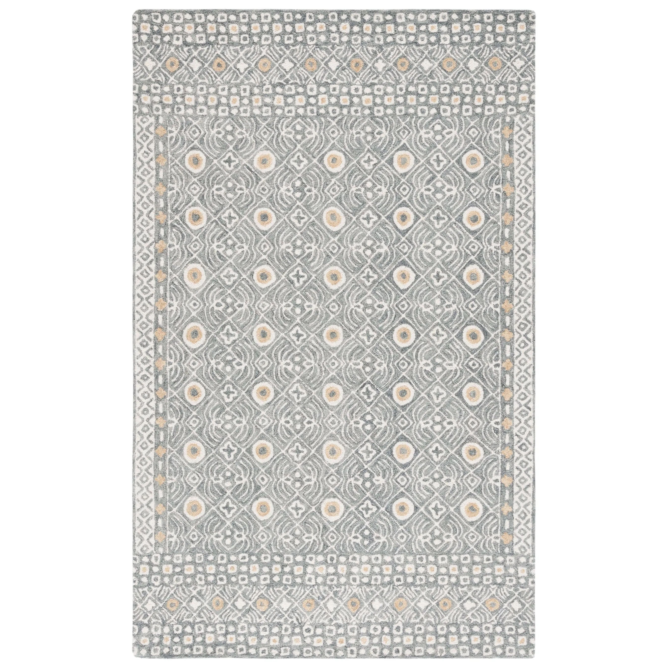 SAFAVIEH Handmade Micro-Loop Reglind Wool Rug