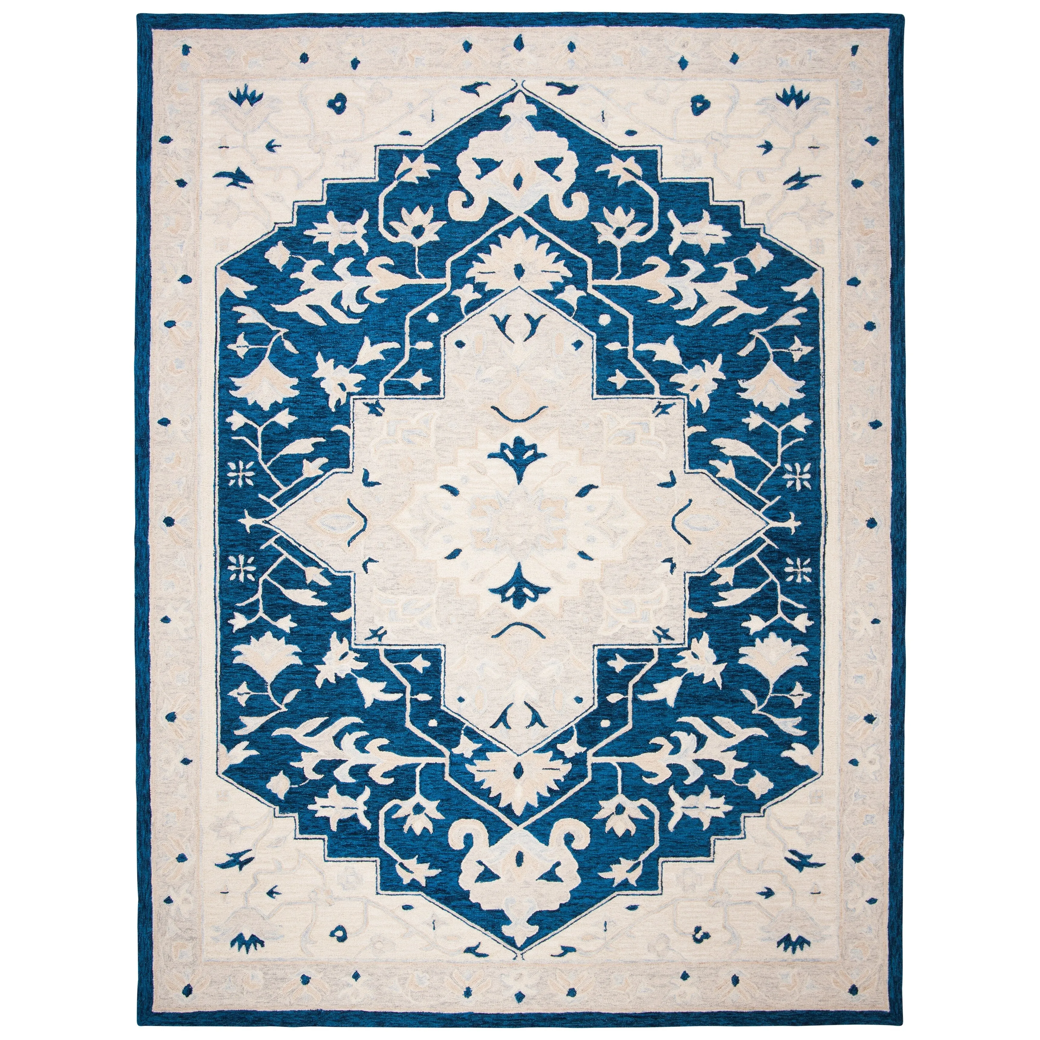 SAFAVIEH Handmade Micro-Loop Selveta Wool Rug
