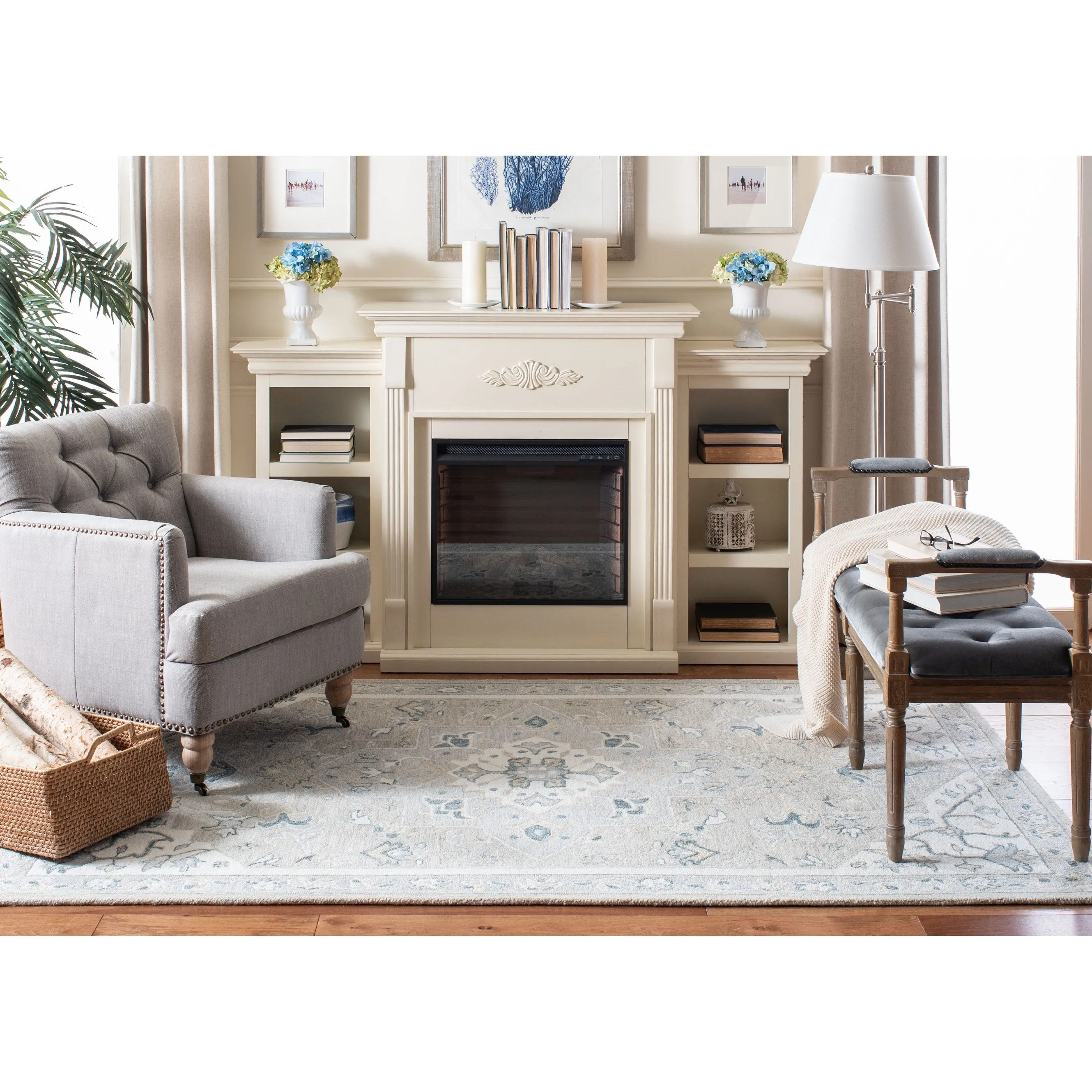 SAFAVIEH Handmade Micro-Loop Selveta Wool Rug