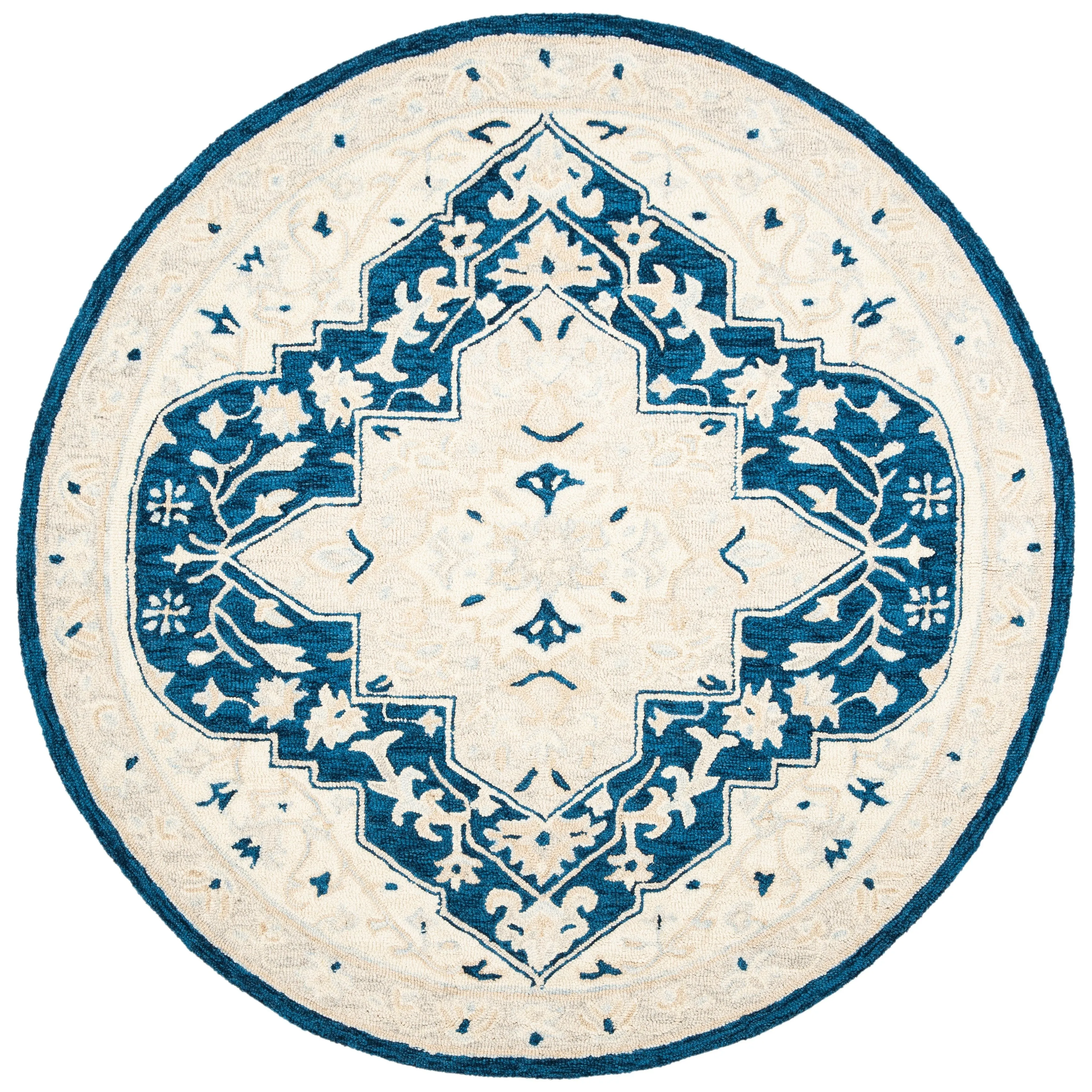 SAFAVIEH Handmade Micro-Loop Selveta Wool Rug