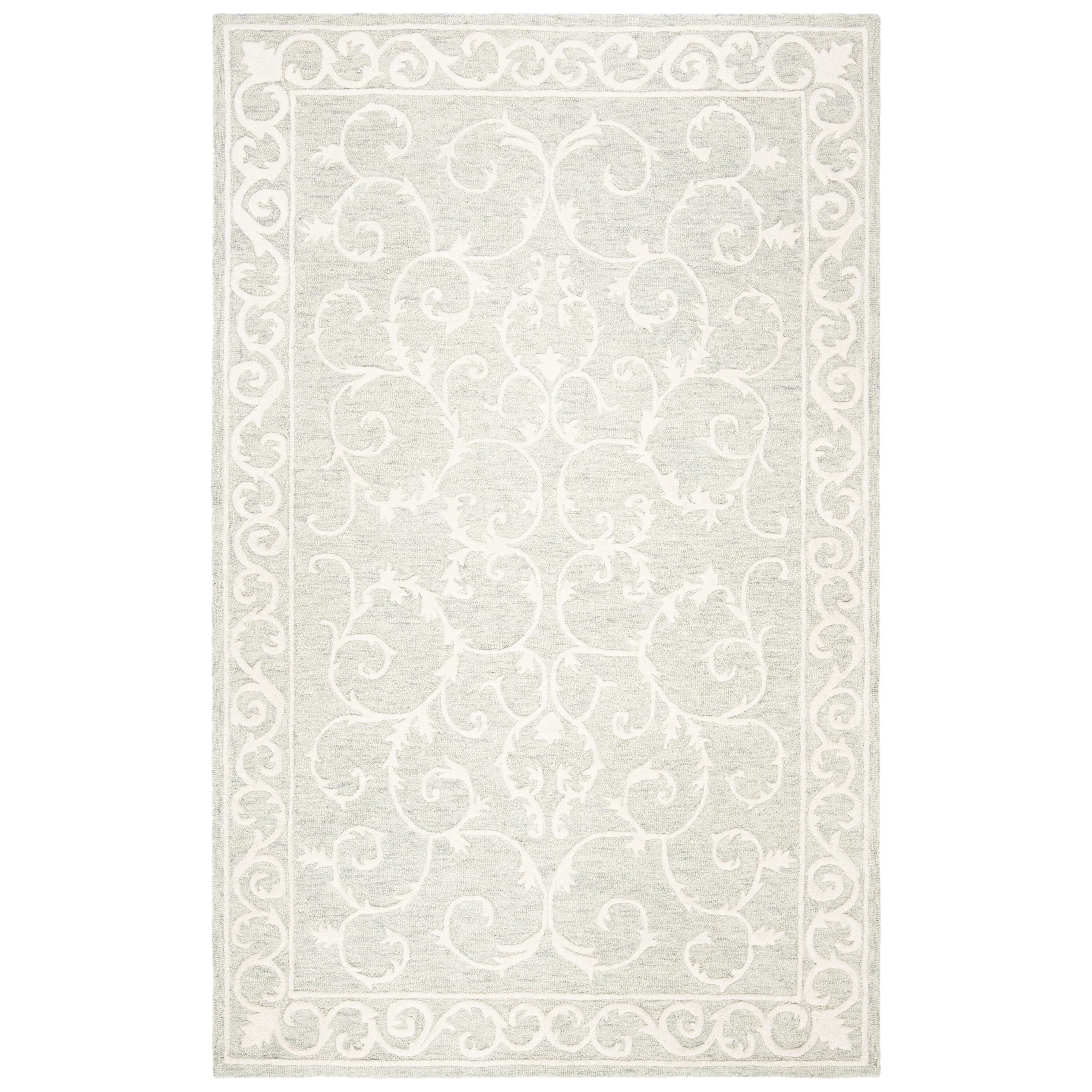 SAFAVIEH Handmade Micro-Loop Tomke Wool Rug