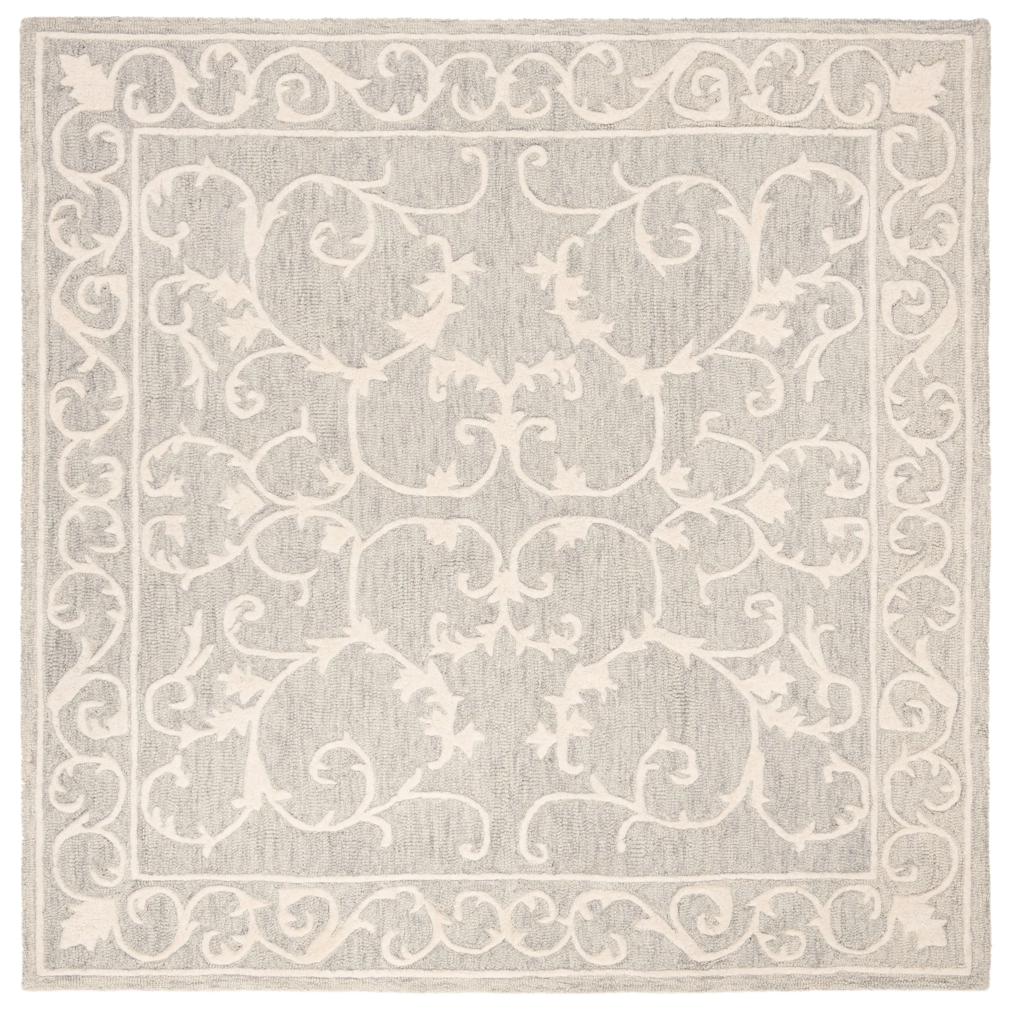 SAFAVIEH Handmade Micro-Loop Tomke Wool Rug