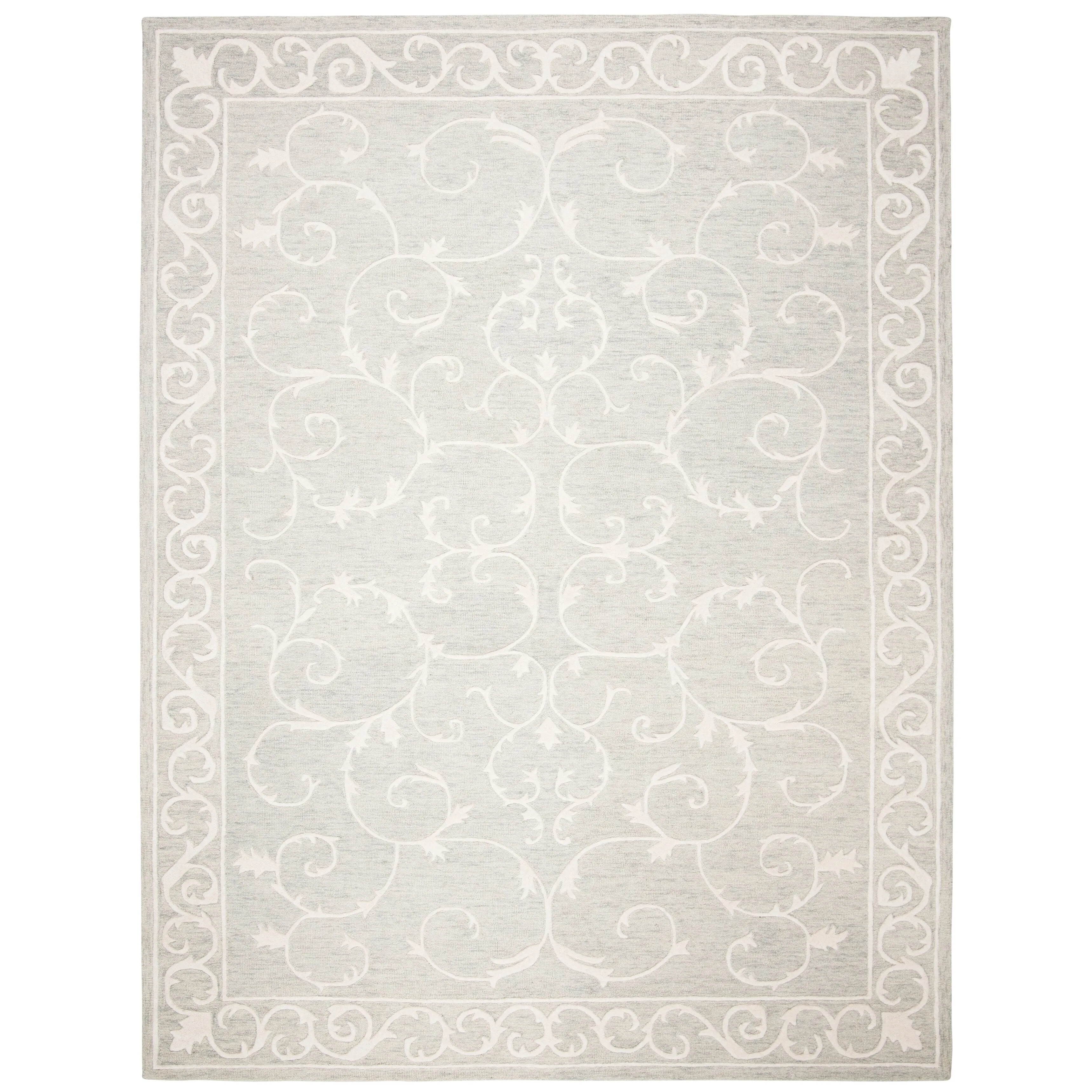 SAFAVIEH Handmade Micro-Loop Tomke Wool Rug