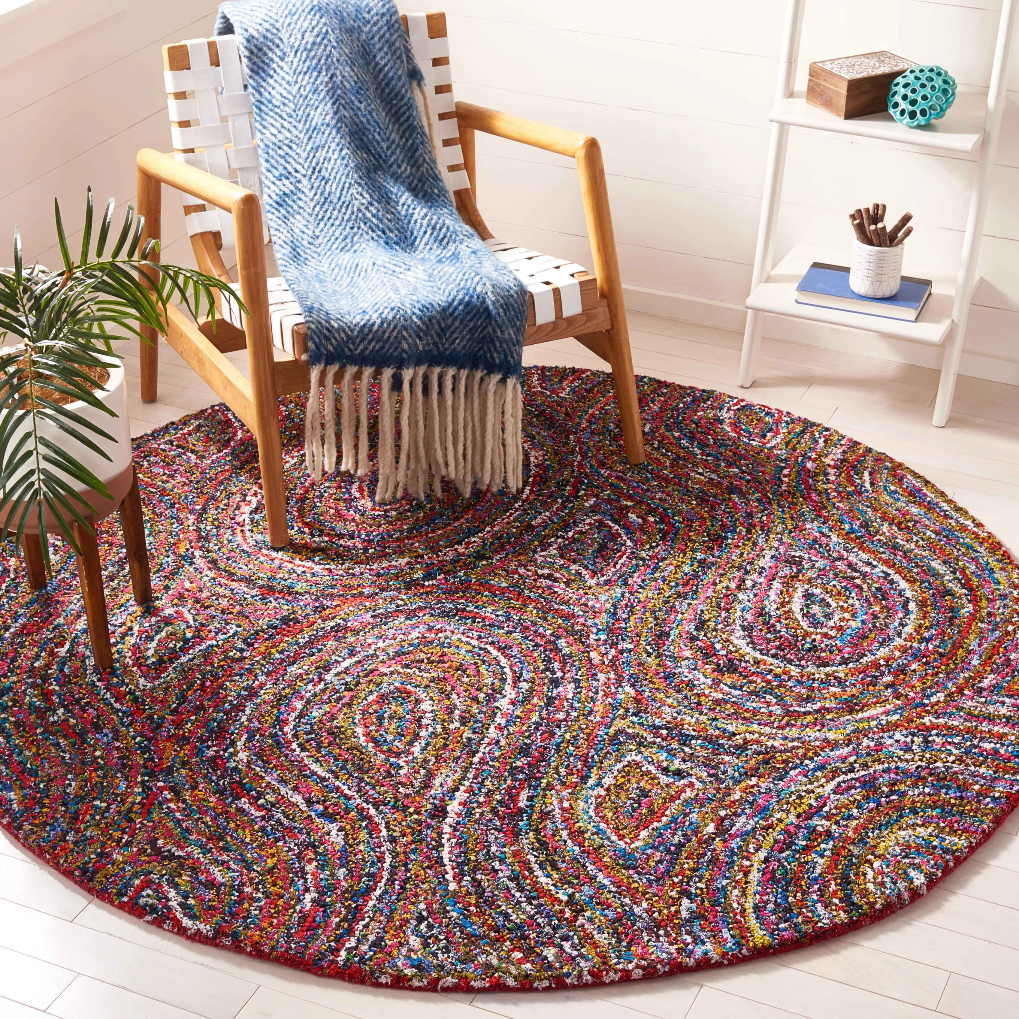 SAFAVIEH Handmade Nantucket Betsi Contemporary Cotton Rug