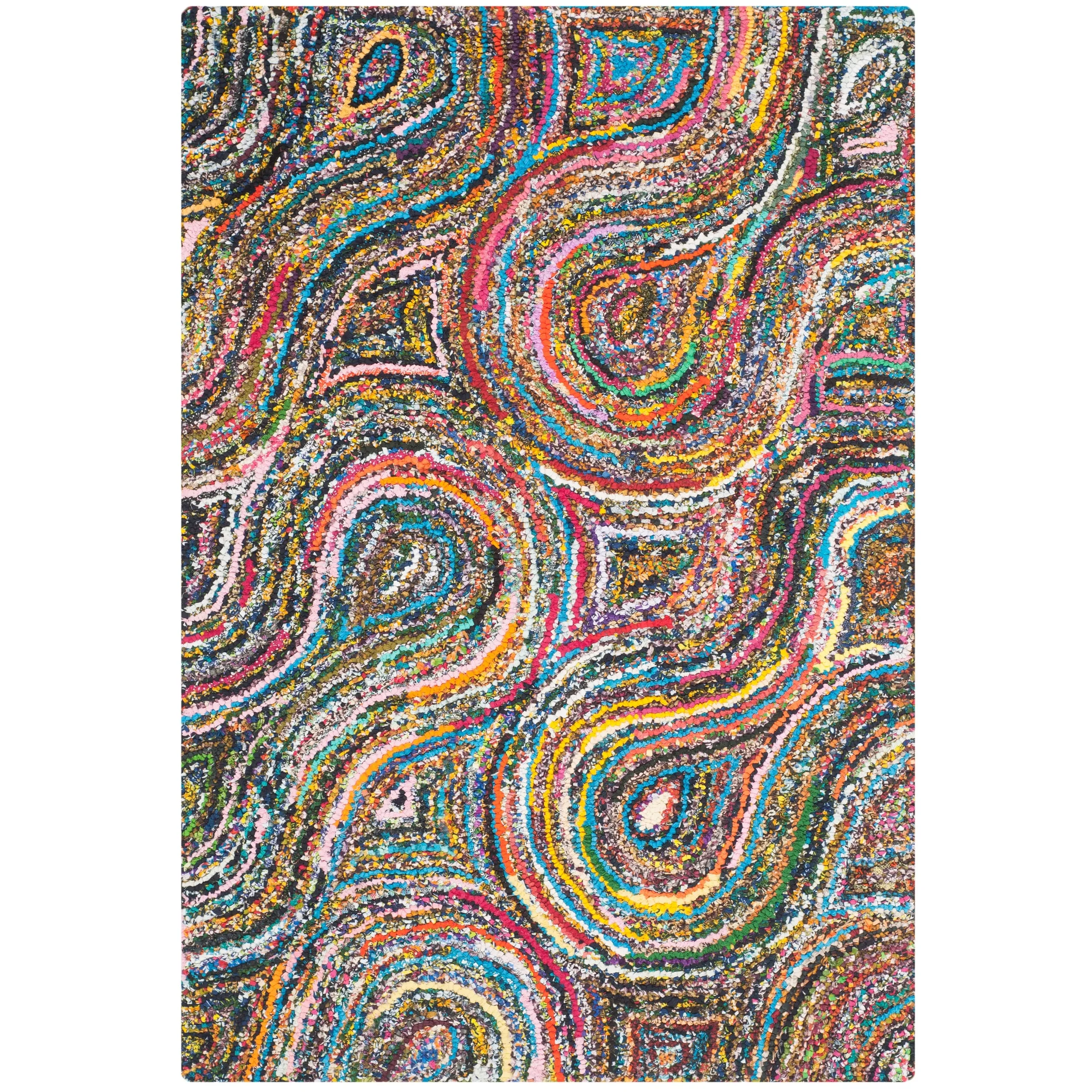SAFAVIEH Handmade Nantucket Betsi Contemporary Cotton Rug