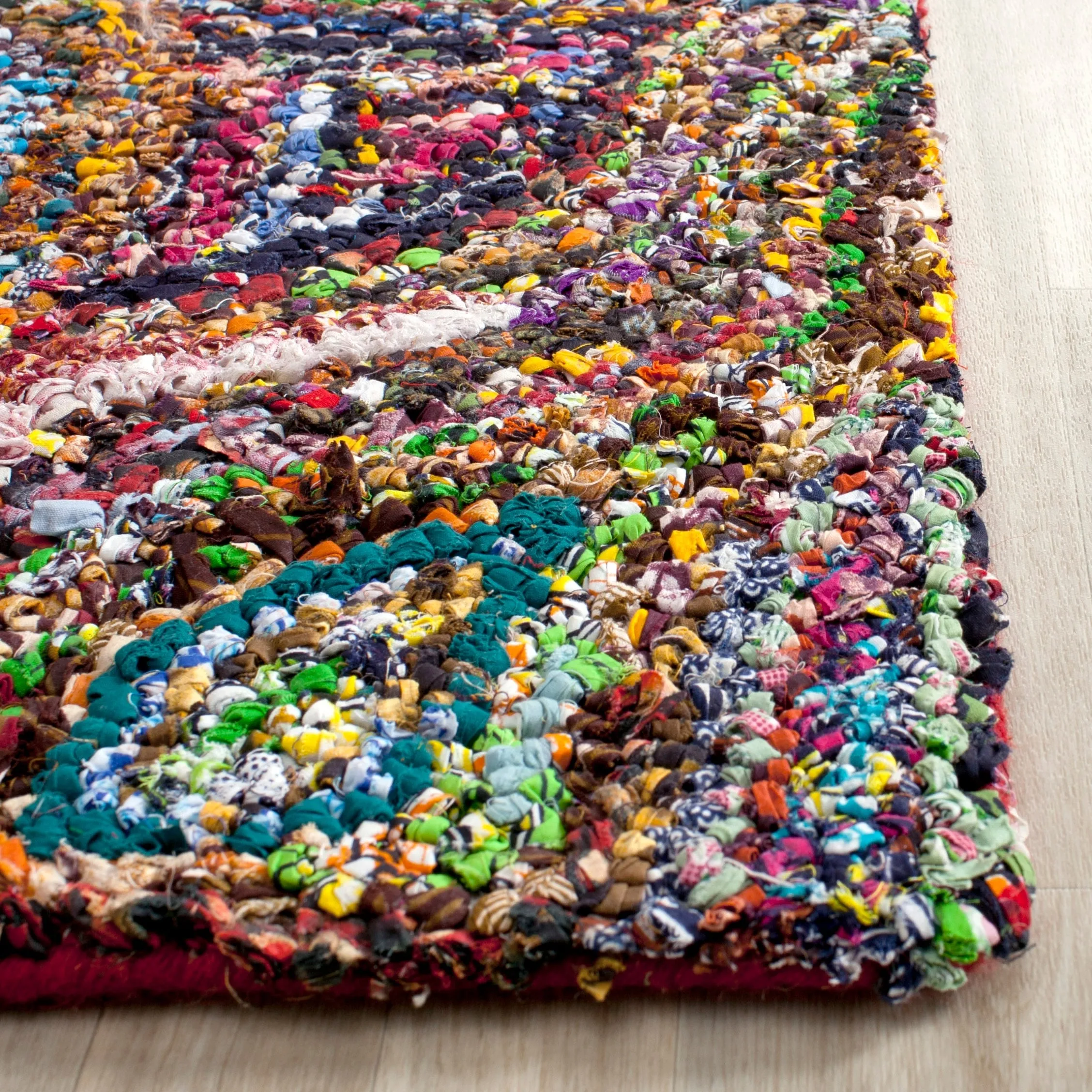 SAFAVIEH Handmade Nantucket Betsi Contemporary Cotton Rug