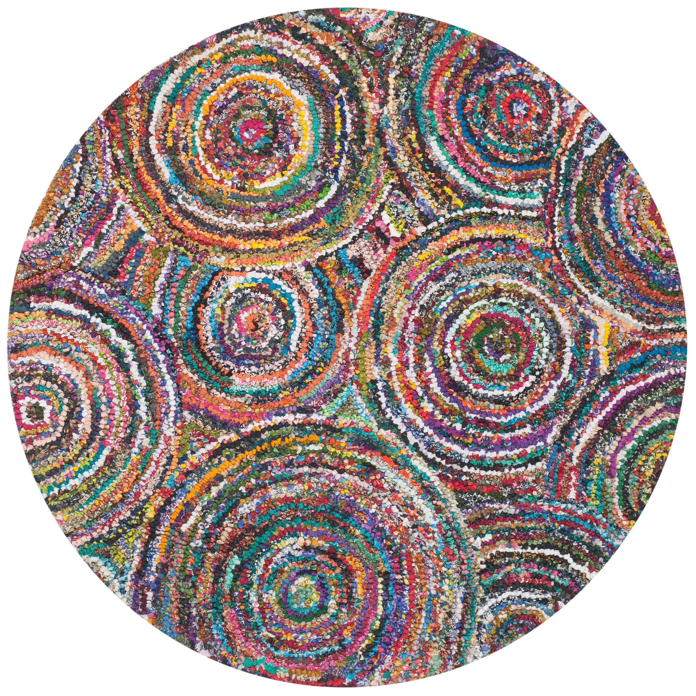 SAFAVIEH Handmade Nantucket Efmorfia Contemporary Cotton Rug