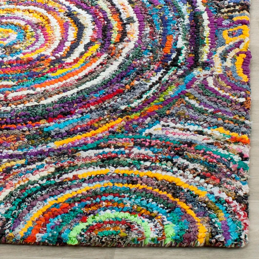 SAFAVIEH Handmade Nantucket Efmorfia Contemporary Cotton Rug