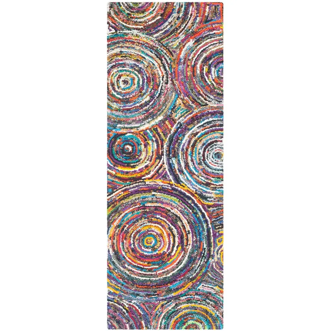 SAFAVIEH Handmade Nantucket Efmorfia Contemporary Cotton Rug