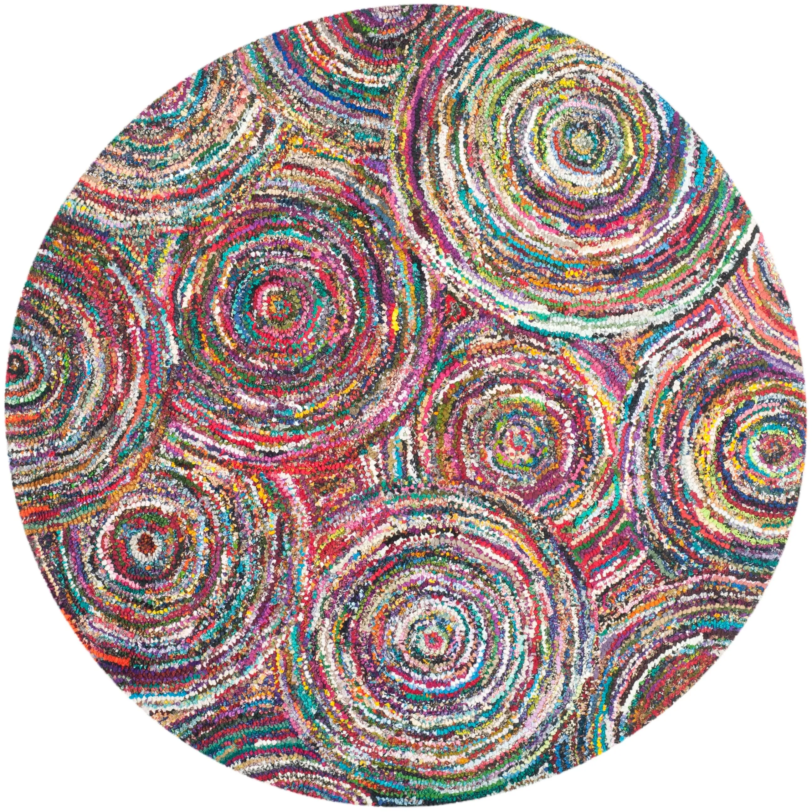 SAFAVIEH Handmade Nantucket Efmorfia Contemporary Cotton Rug