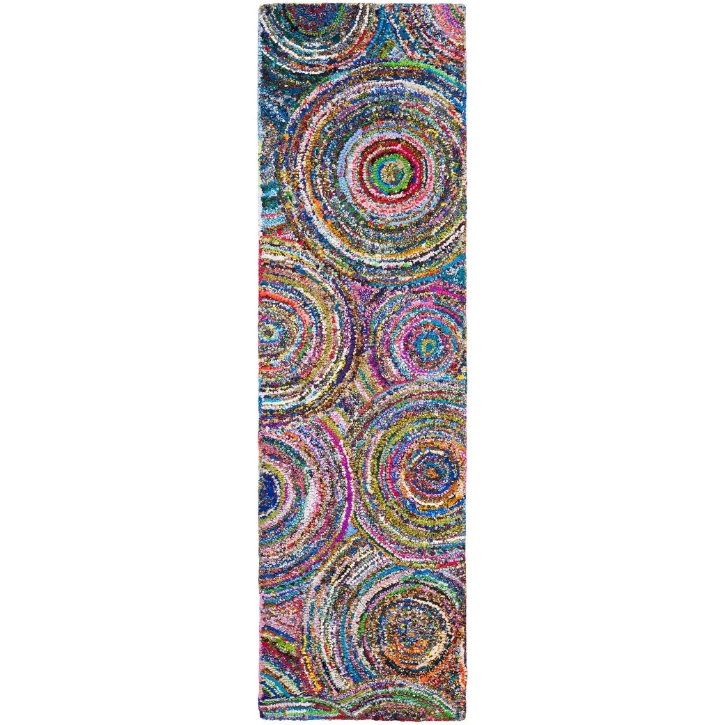 SAFAVIEH Handmade Nantucket Efmorfia Contemporary Cotton Rug