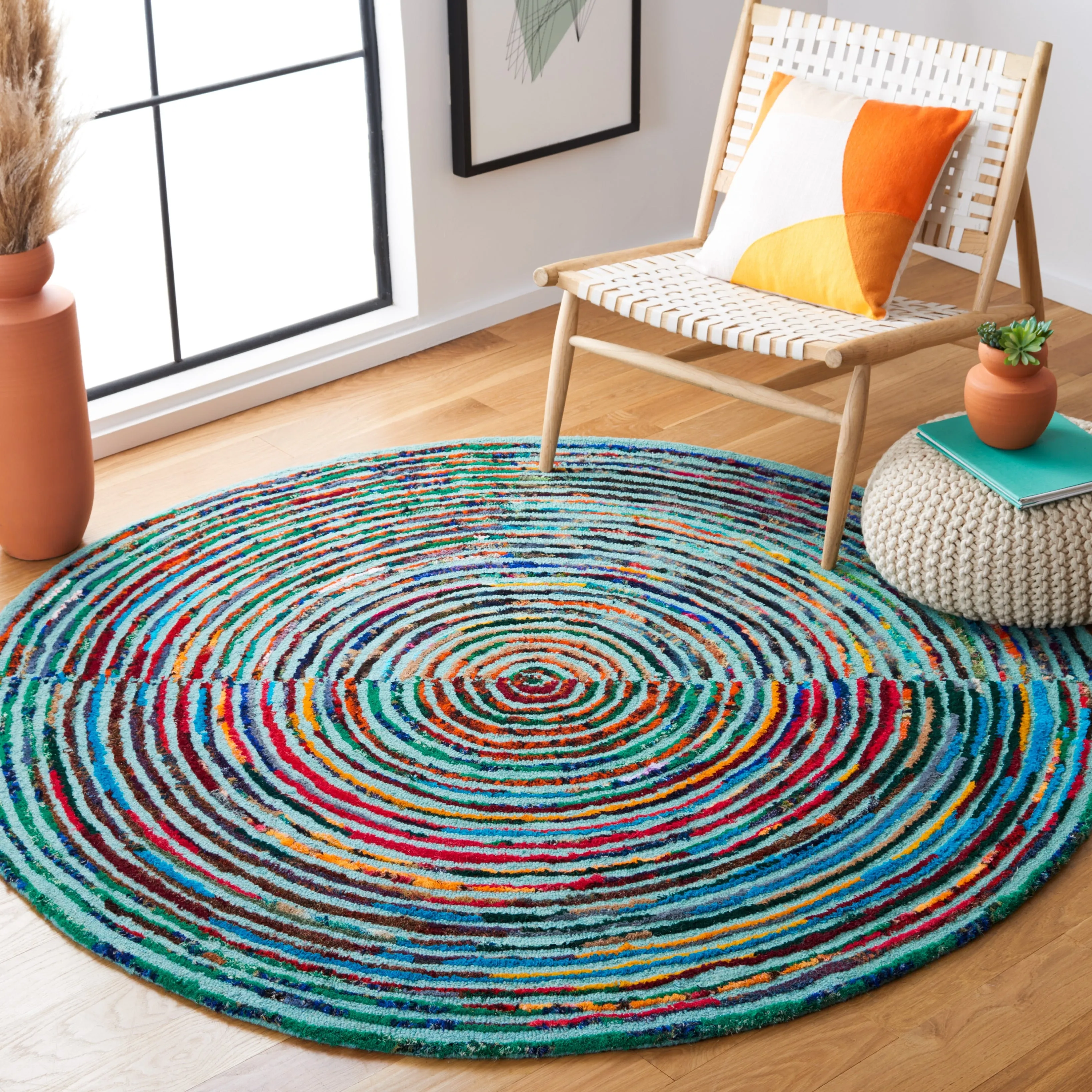 SAFAVIEH. Handmade Nantucket Jedidja Contemporary Cotton Rug
