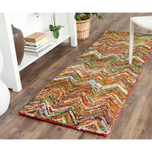 SAFAVIEH. Handmade Nantucket Sojeva Contemporary Cotton Rug