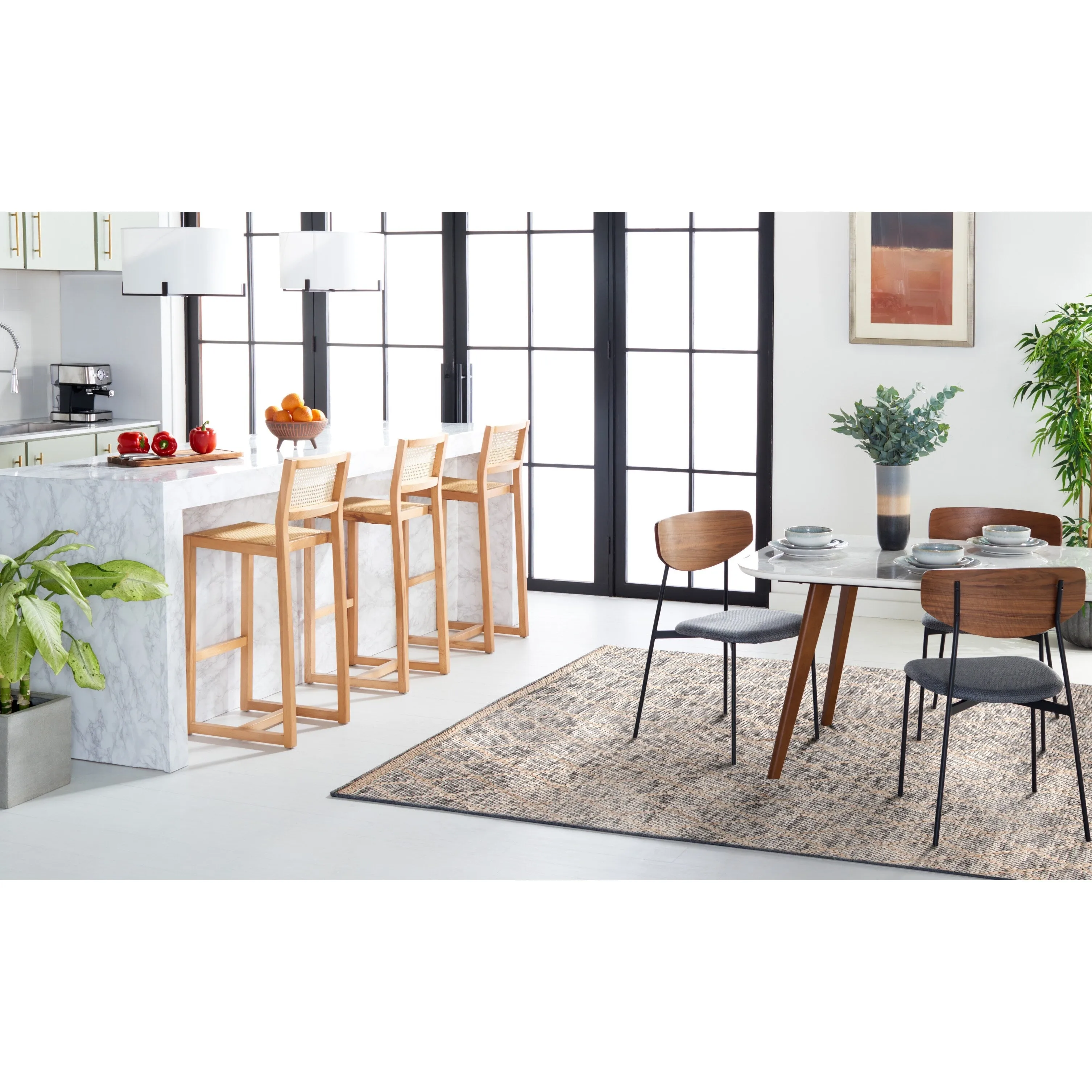 SAFAVIEH Handmade Natura Aliene Trellis Wool Rug