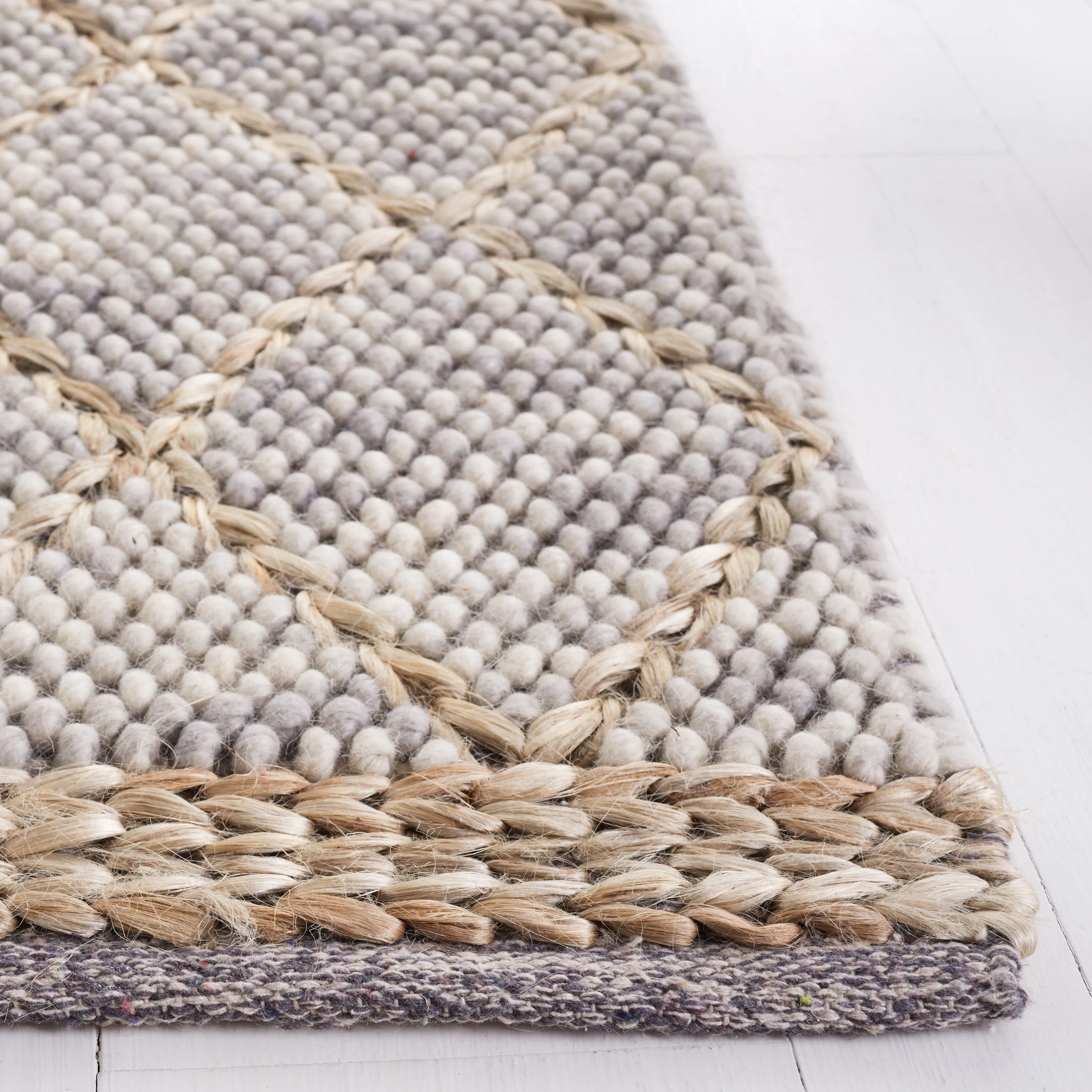 SAFAVIEH Handmade Natura Aliene Trellis Wool Rug