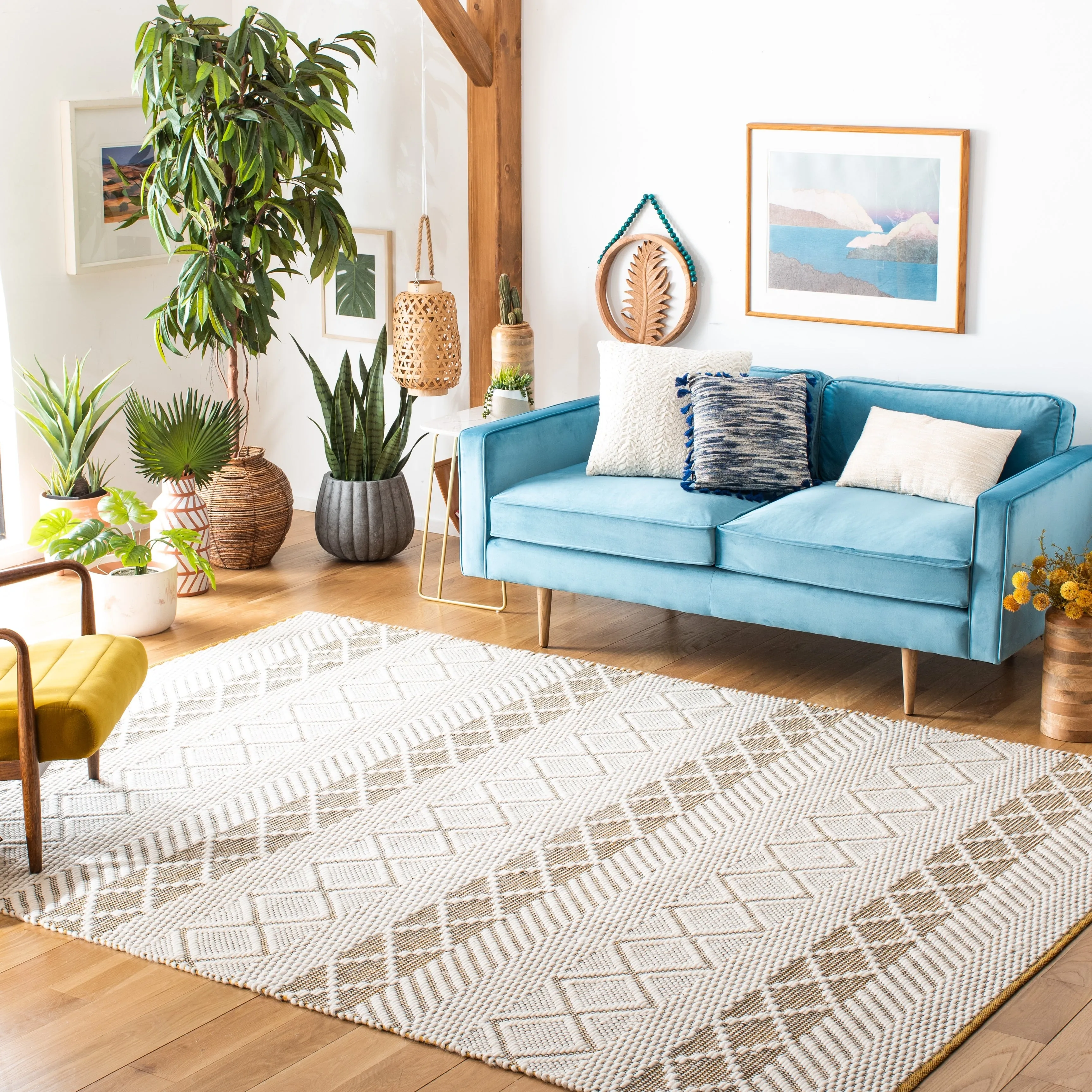 SAFAVIEH Handmade Natura Fazlie Moroccan Wool Rug