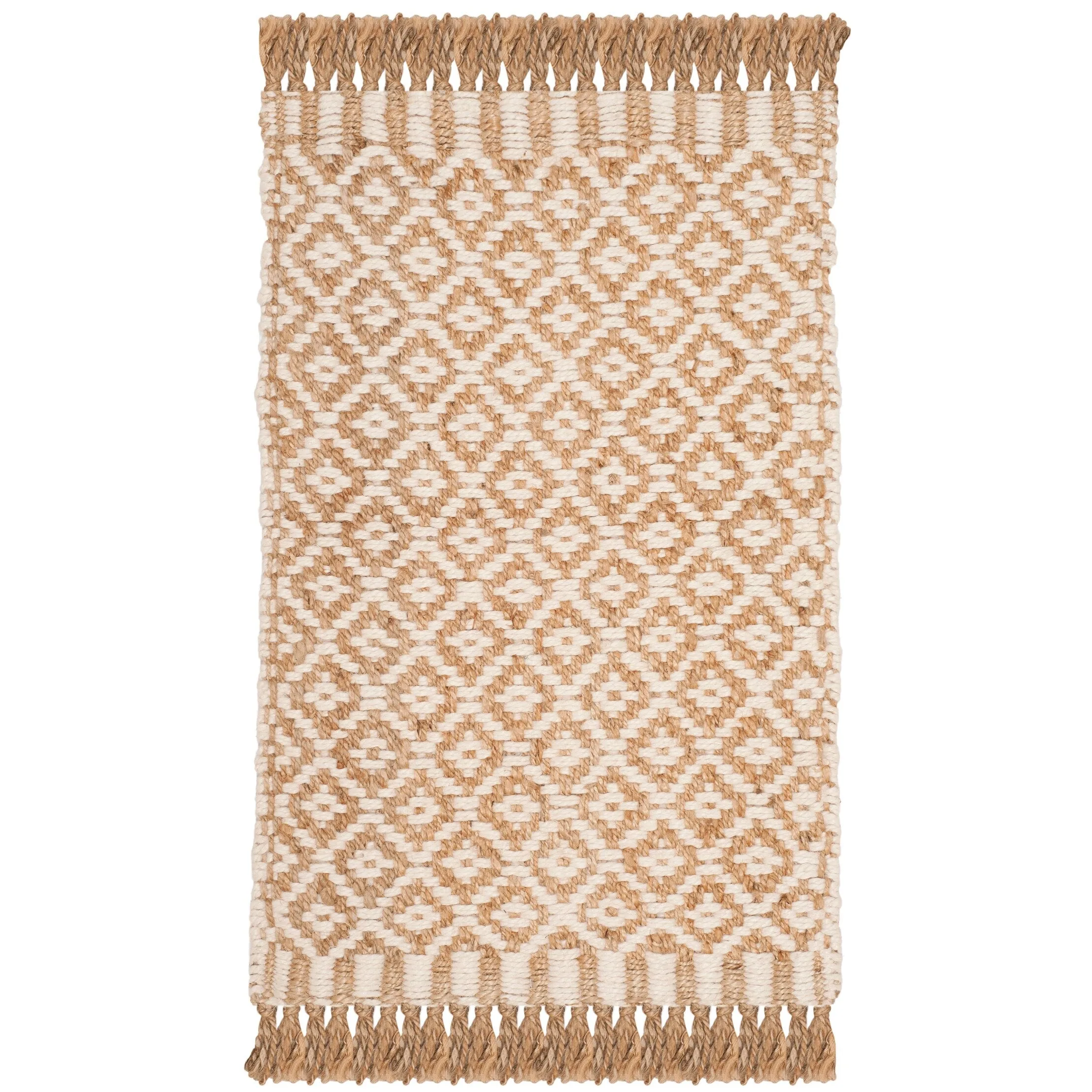 SAFAVIEH Handmade Natural Fiber Allisson Jute Fringe Rug