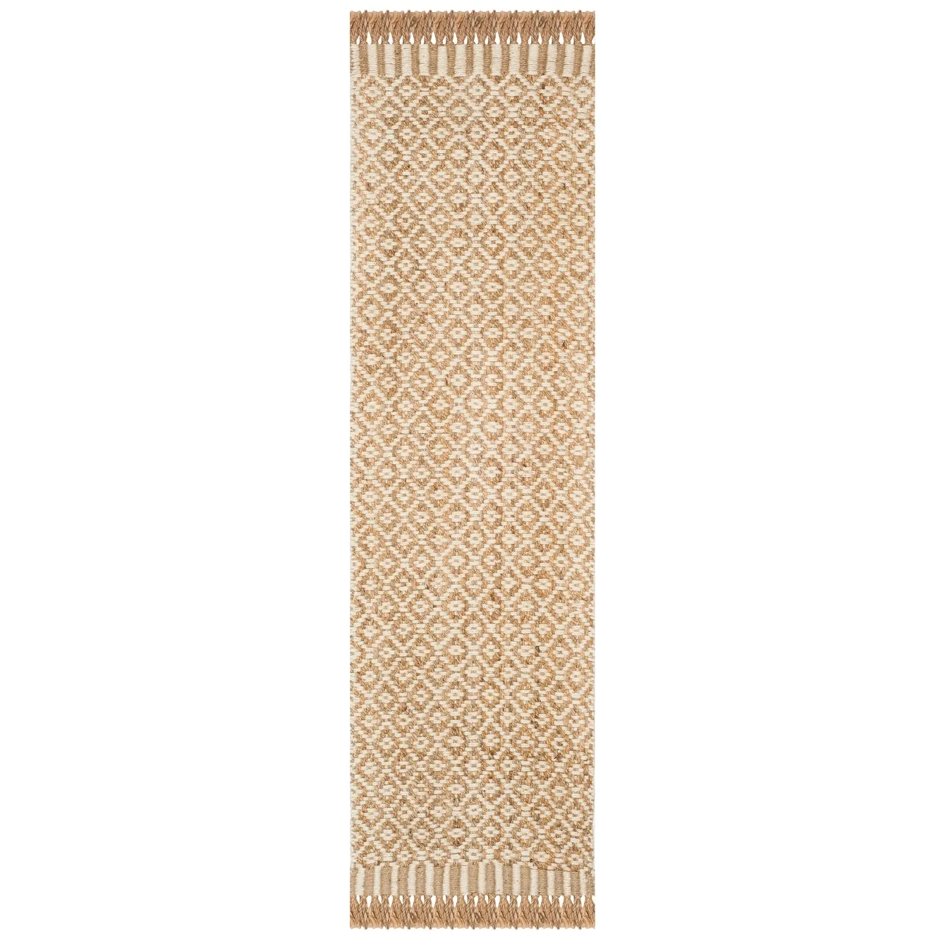 SAFAVIEH Handmade Natural Fiber Allisson Jute Fringe Rug