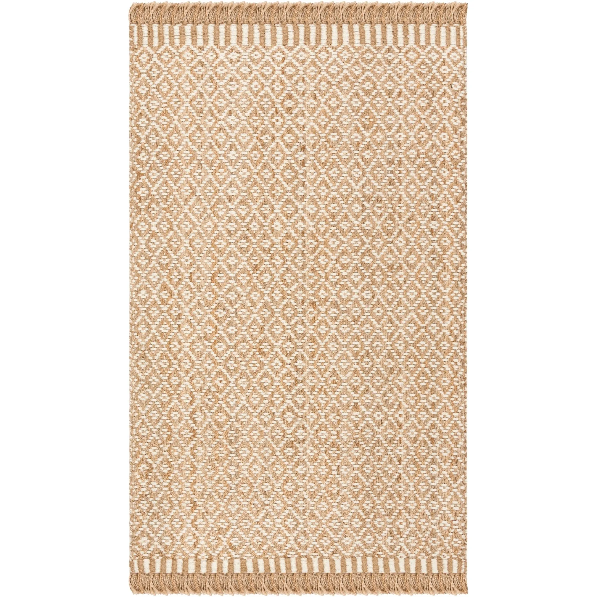 SAFAVIEH Handmade Natural Fiber Allisson Jute Fringe Rug